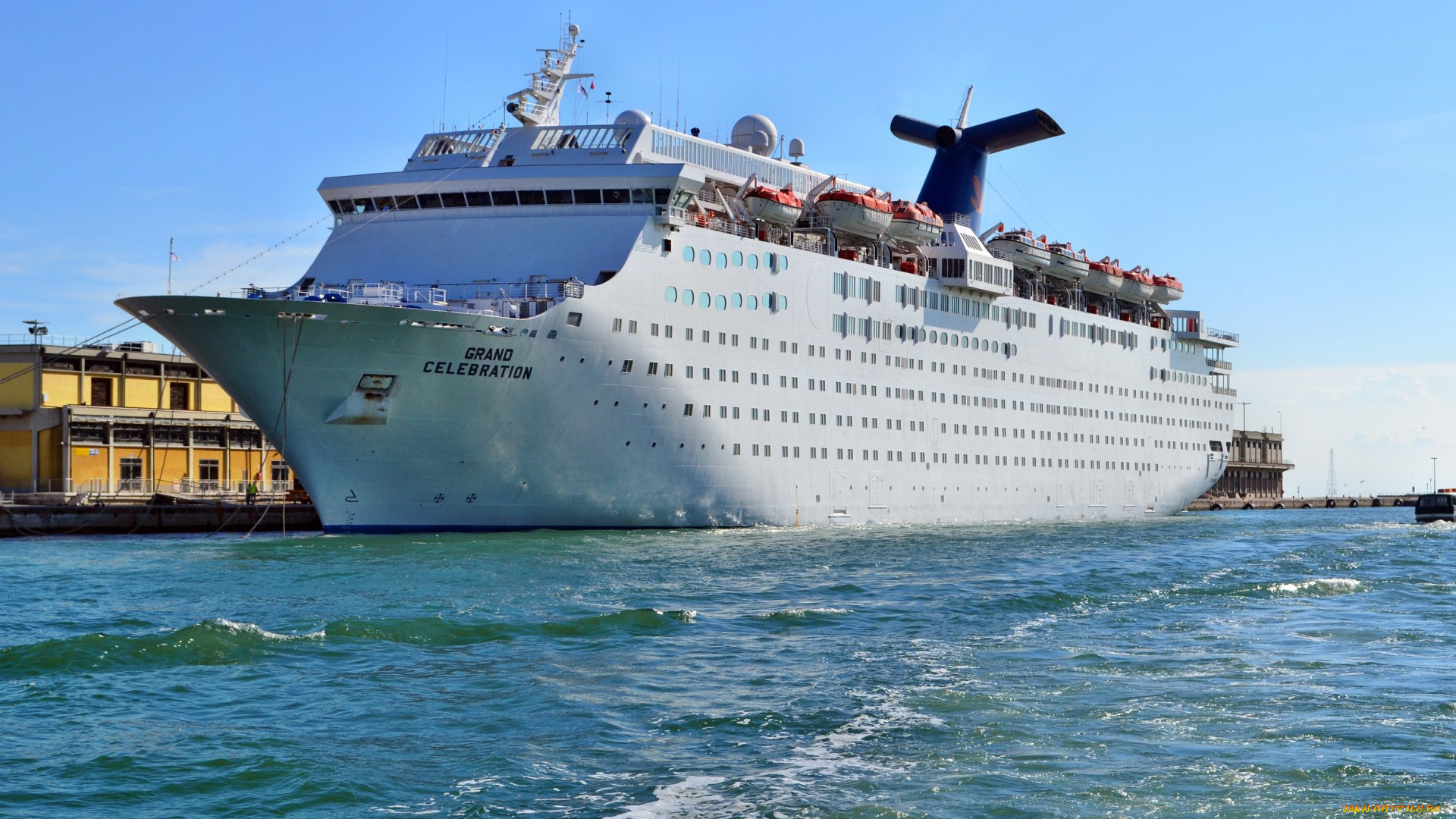 grand, celebration, корабли, лайнеры, венеция, порт, причал, лайнер