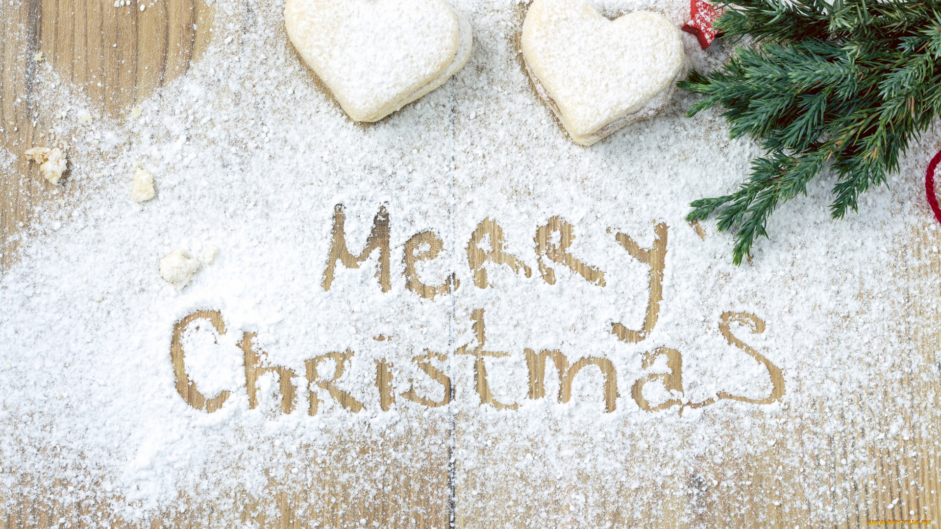 праздничные, угощения, праздник, рождество, сердечки, елка, выпечка, heart, cookies, sweets, печенье, снег, сладости, christmas, merry