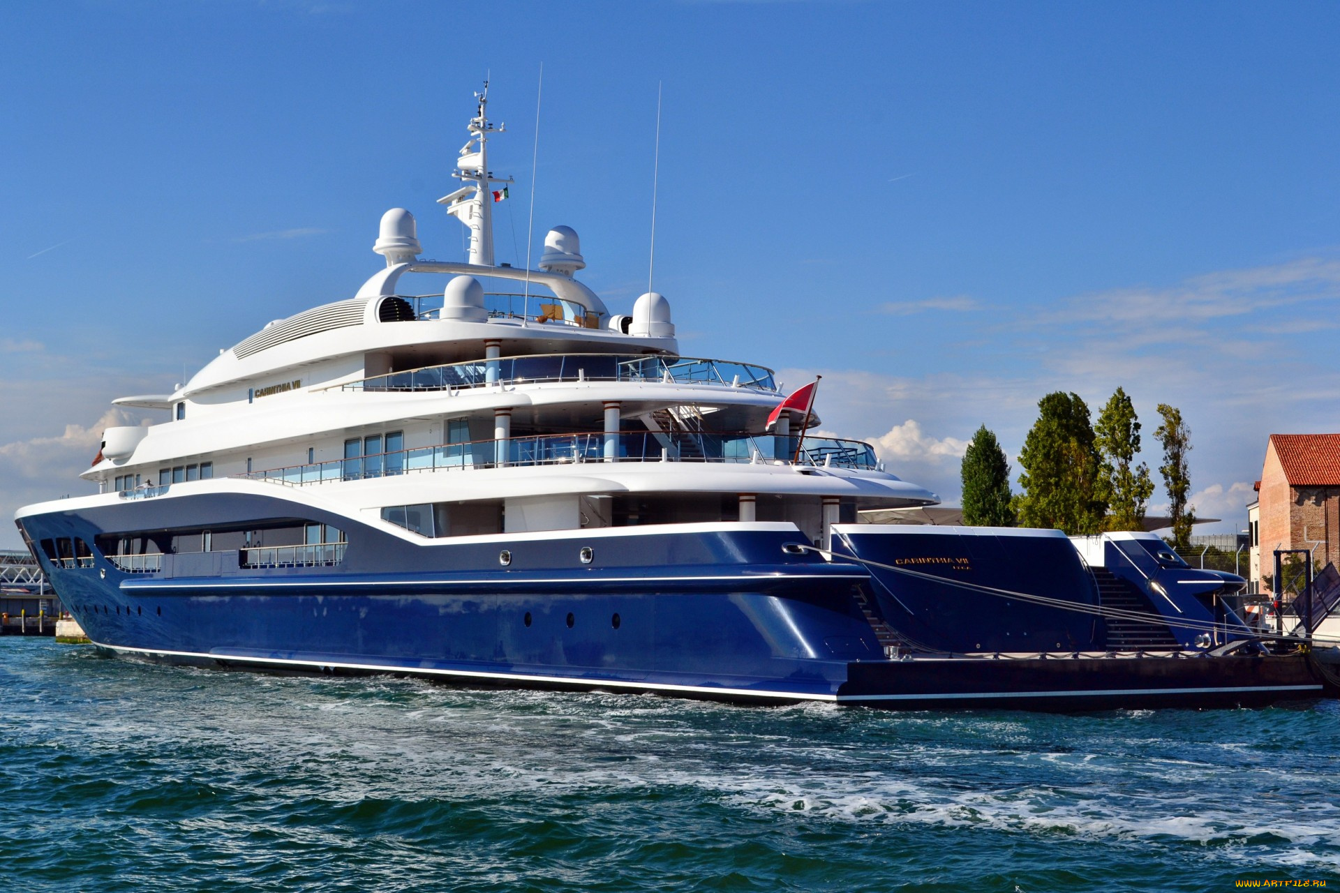 carinthia, vii, корабли, Яхты, яхта, причал, порт, венеция