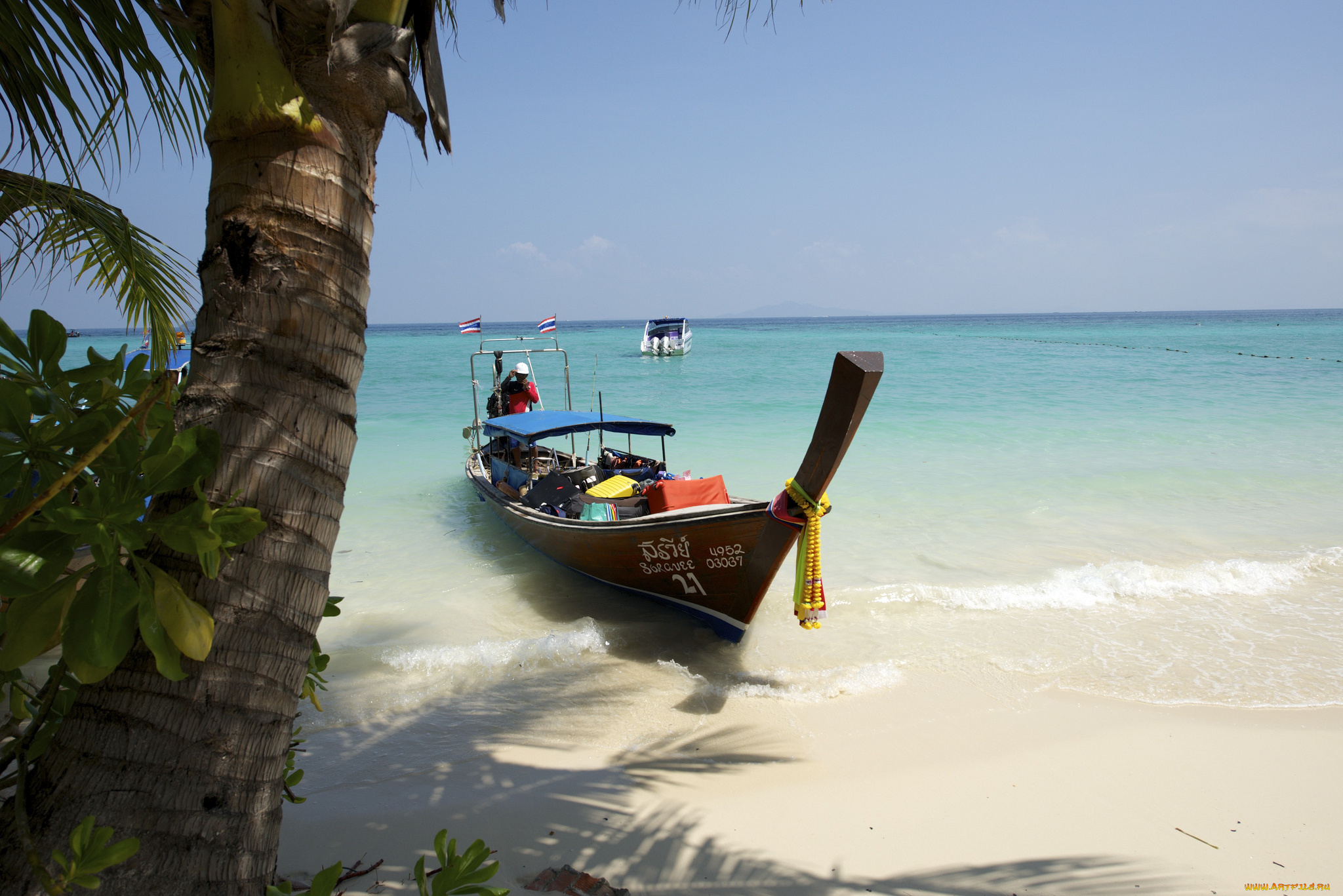 корабли, лодки, , шлюпки, лодка, тропики, пляж