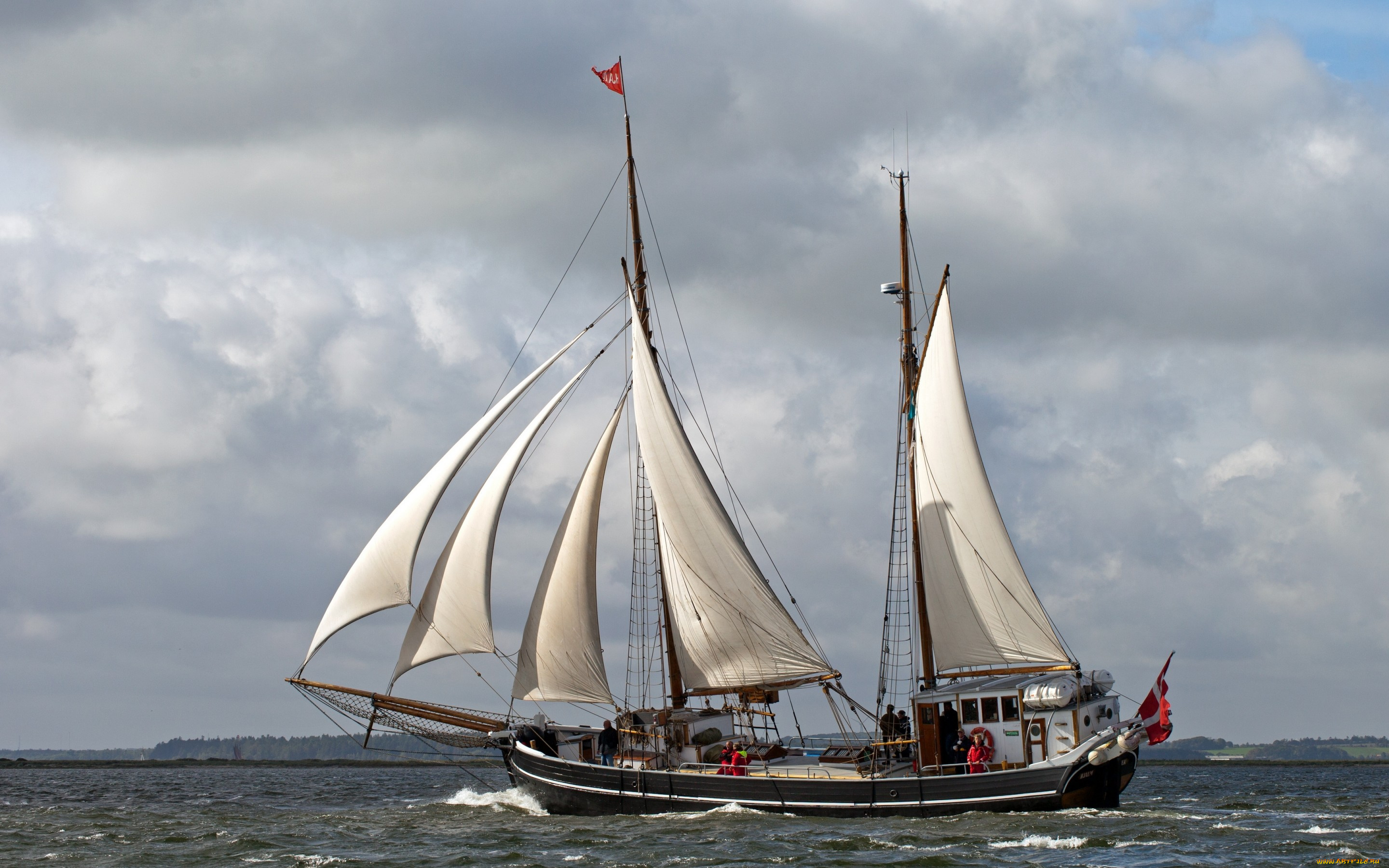 корабли, парусники, парусник, галеас, hjalm