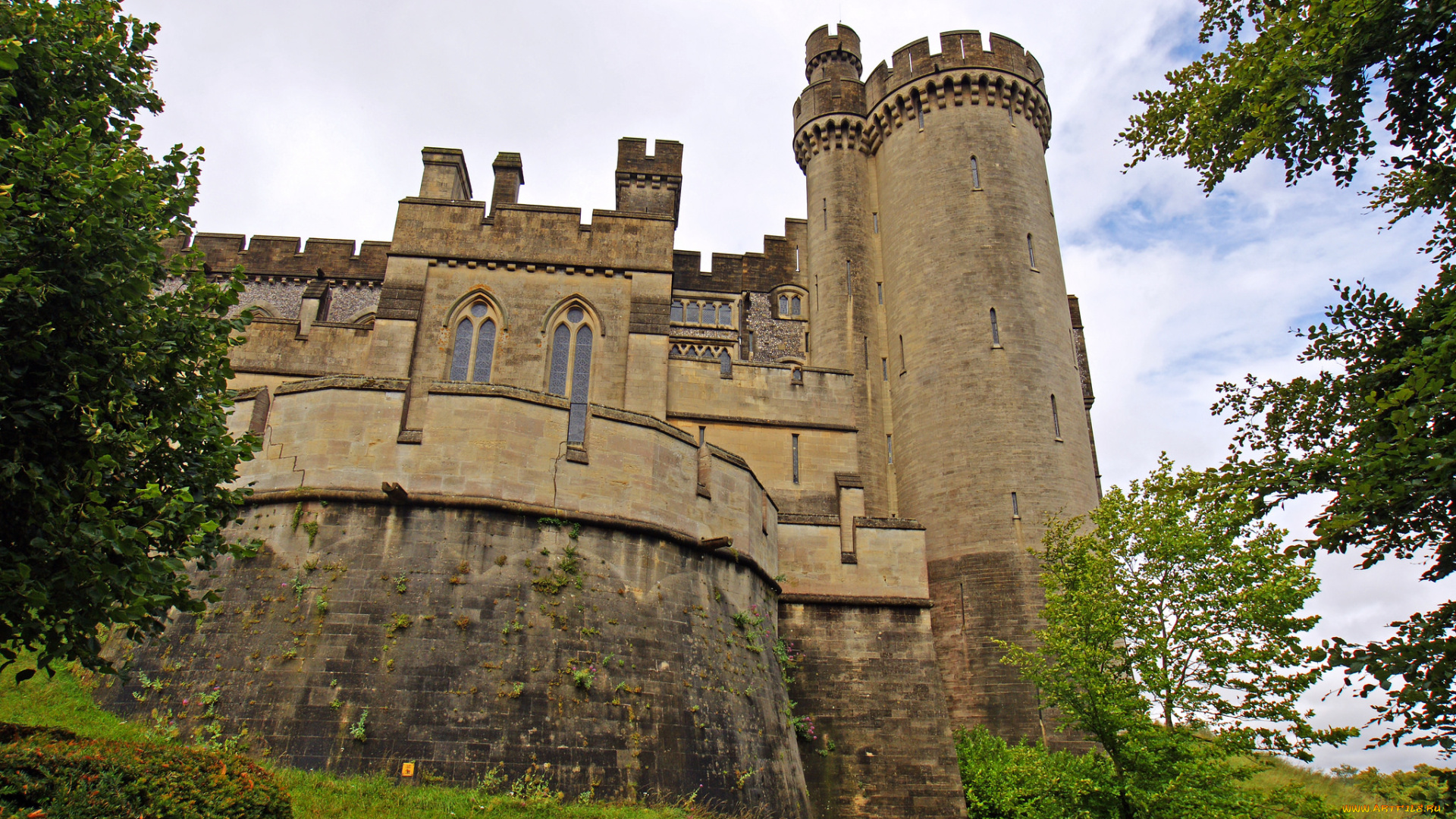 arundel, castle, города, замки, англии, башни, замок, стены