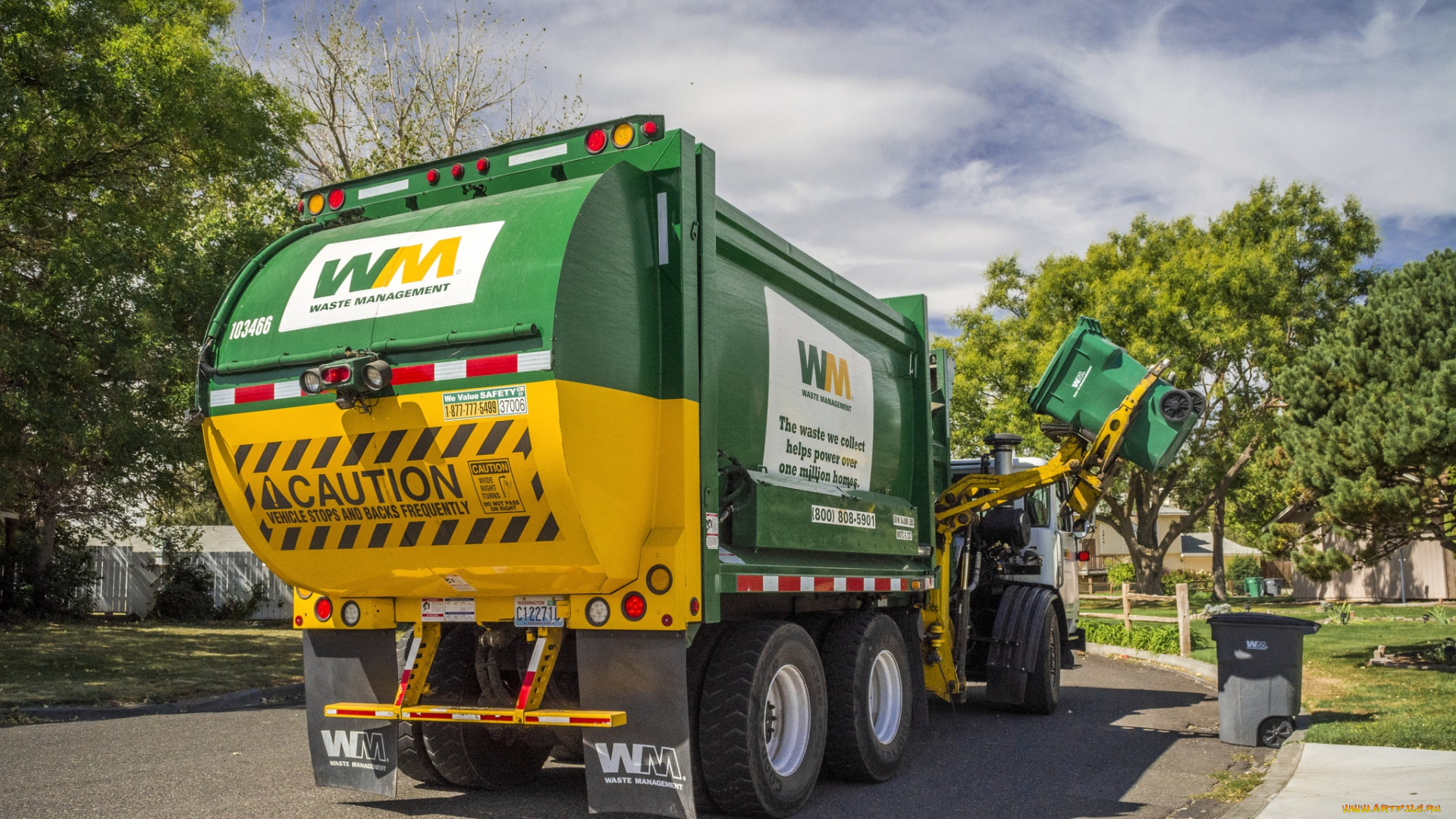 автомобили, мусоровозы, мусорщик