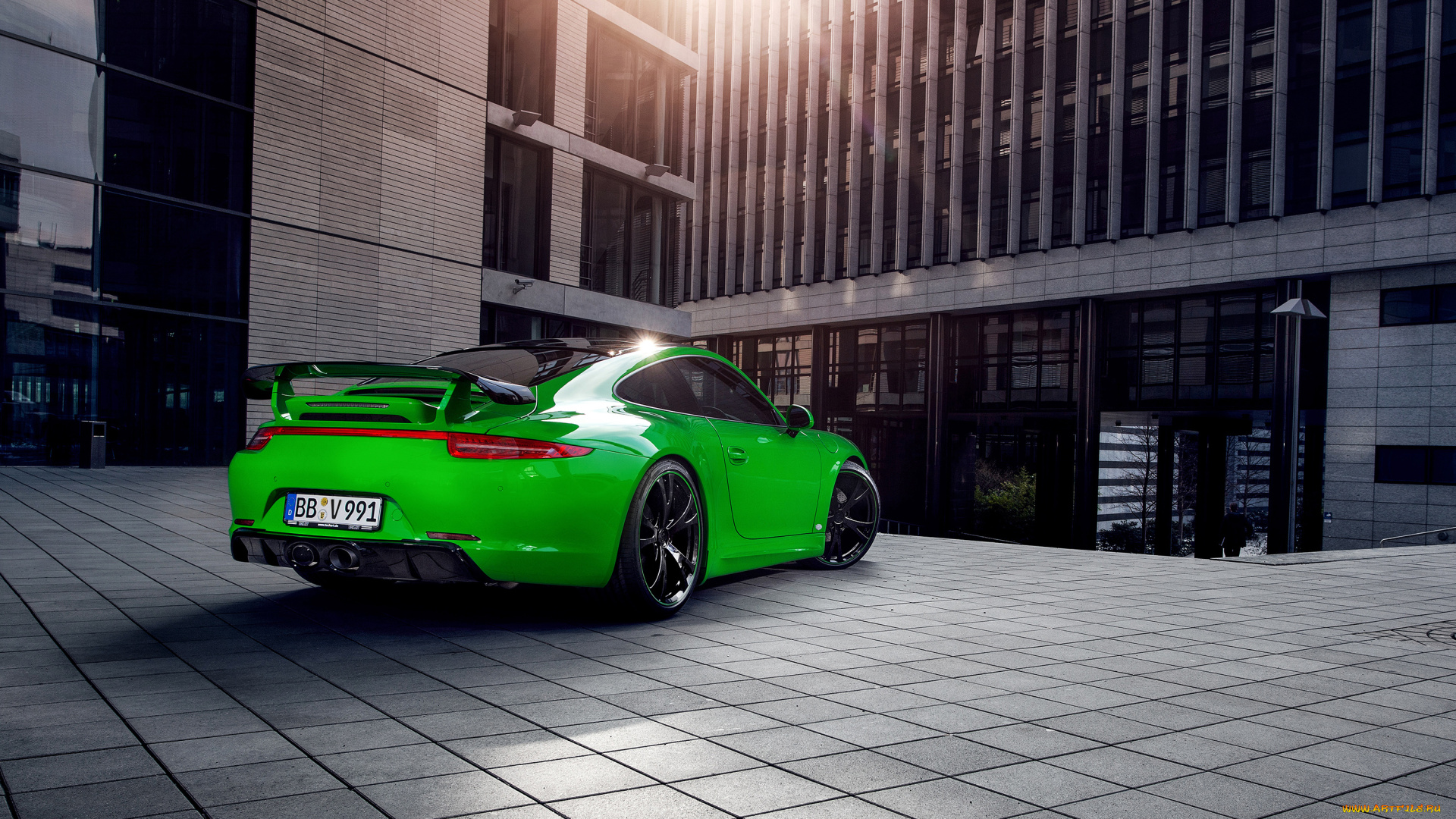 автомобили, porsche, зеленый, 2013г, 991, uk-spec, coupe, carrera, 4s, 911