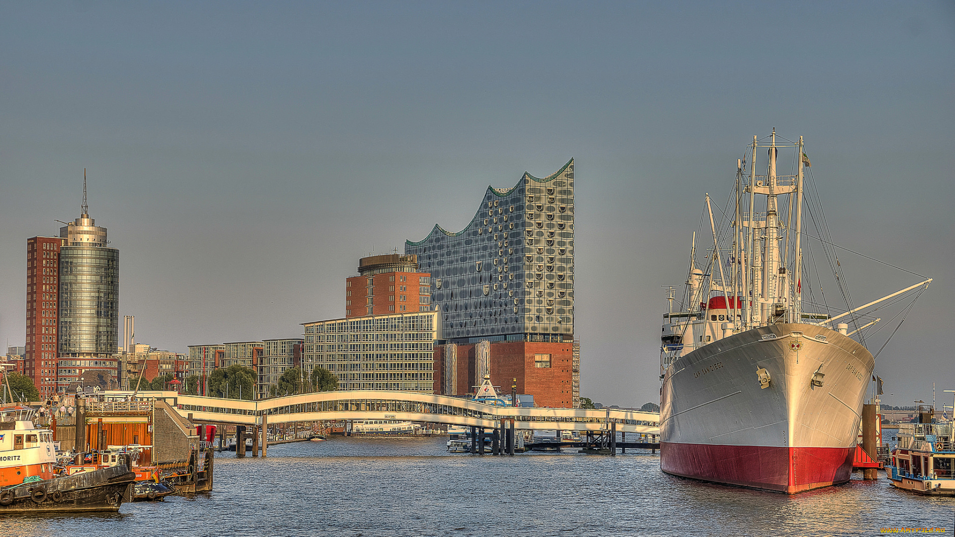 elbphilharmonie, корабли, порты, , , причалы, суда, причалы, порт, гавань