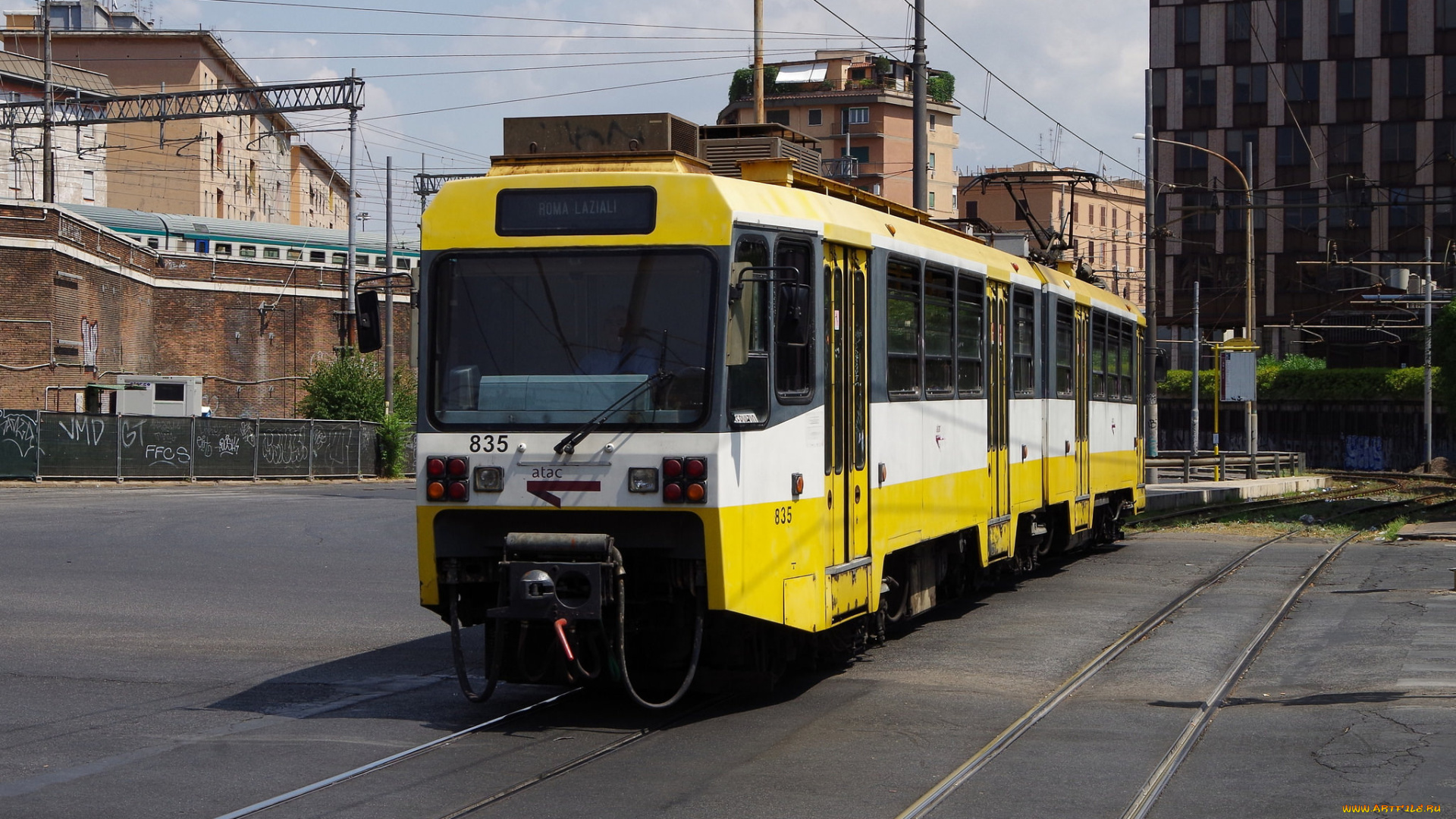 техника, трамваи, транспорт, рельсы, трамвай