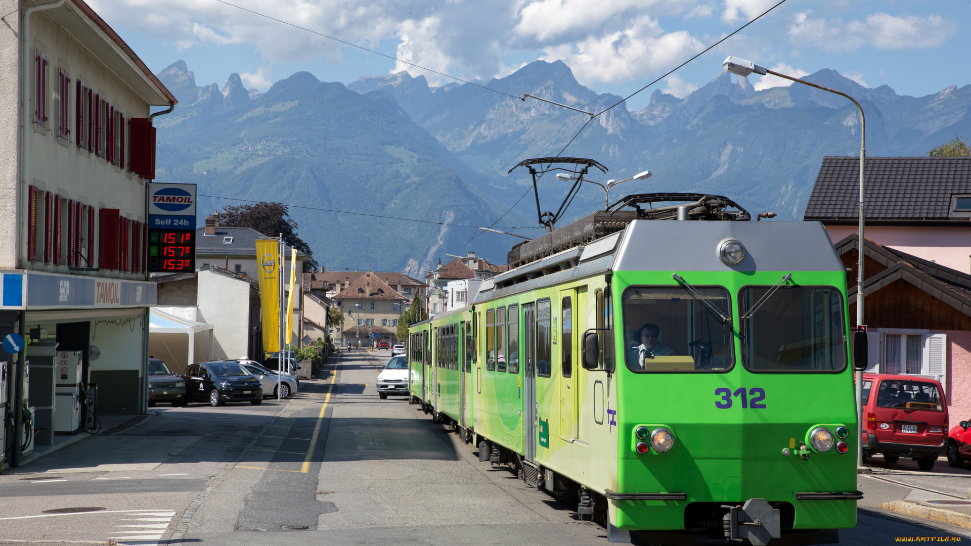 техника, трамваи, транспорт, рельсы, трамвай