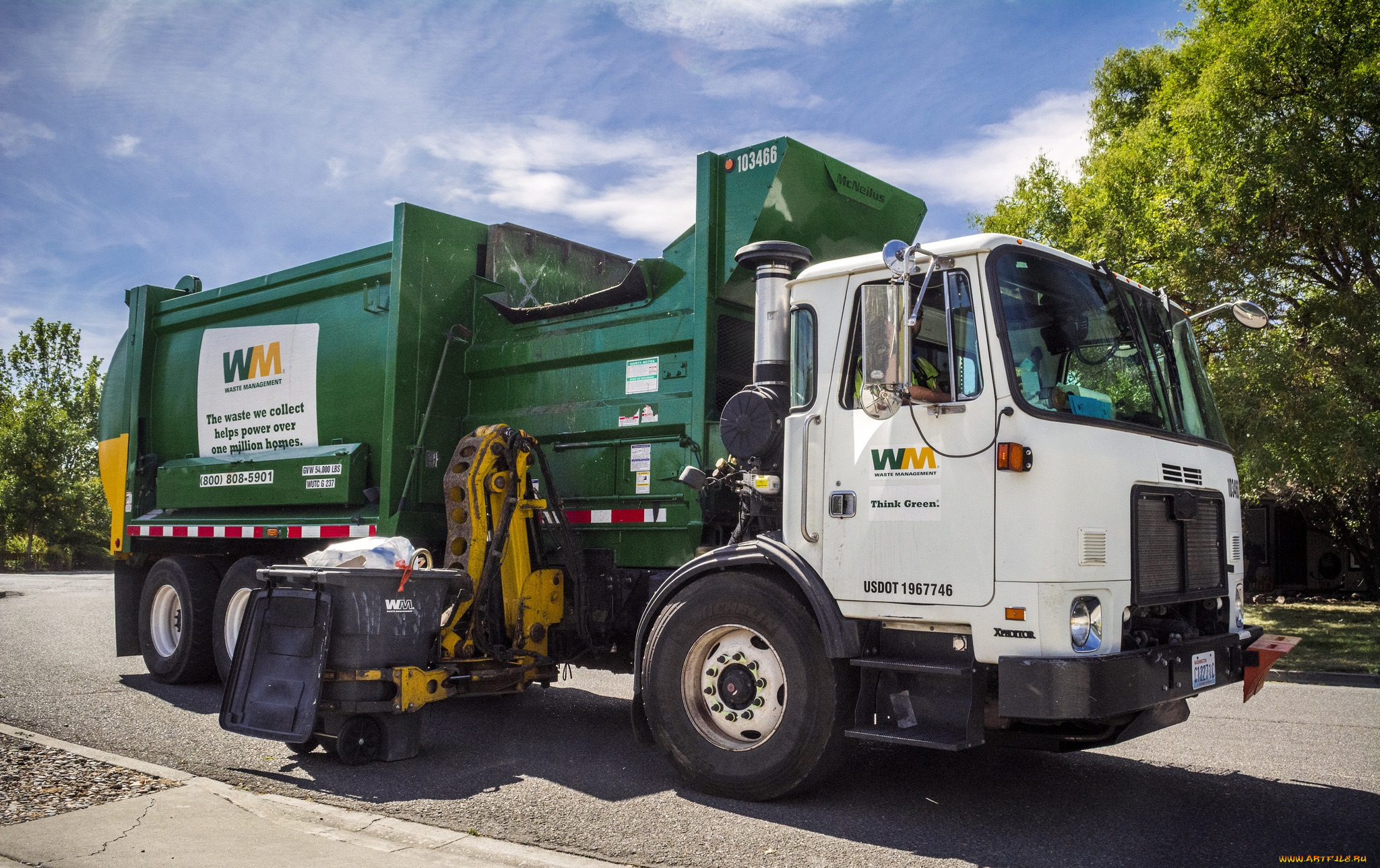 автомобили, мусоровозы, мусорщик