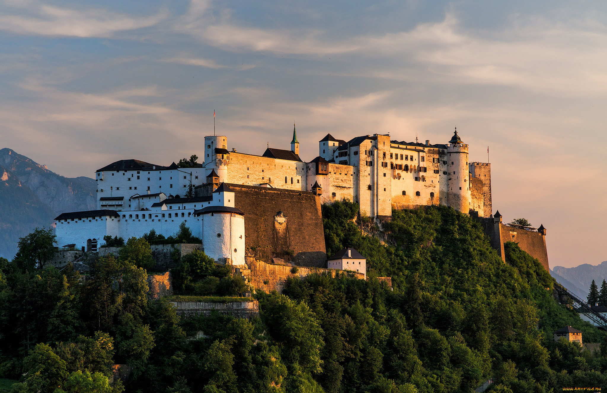 golden, castle, города, -, дворцы, , замки, , крепости, замок, горы