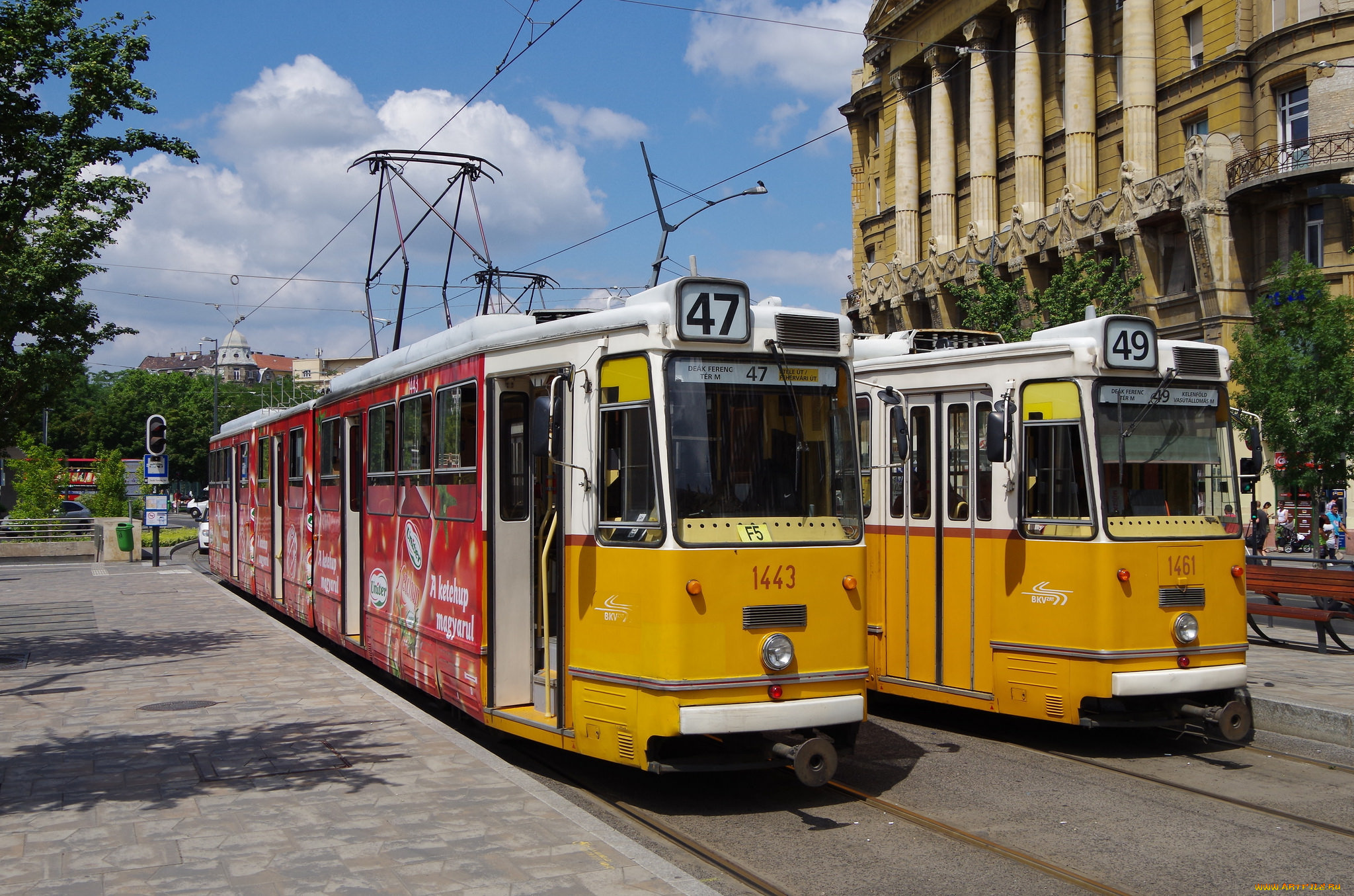 техника, трамваи, транспорт, рельсы, трамвай