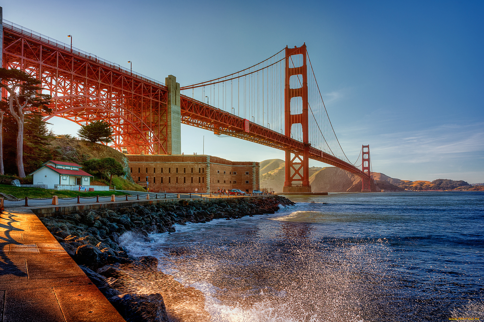 города, -, мосты, мост, пролив