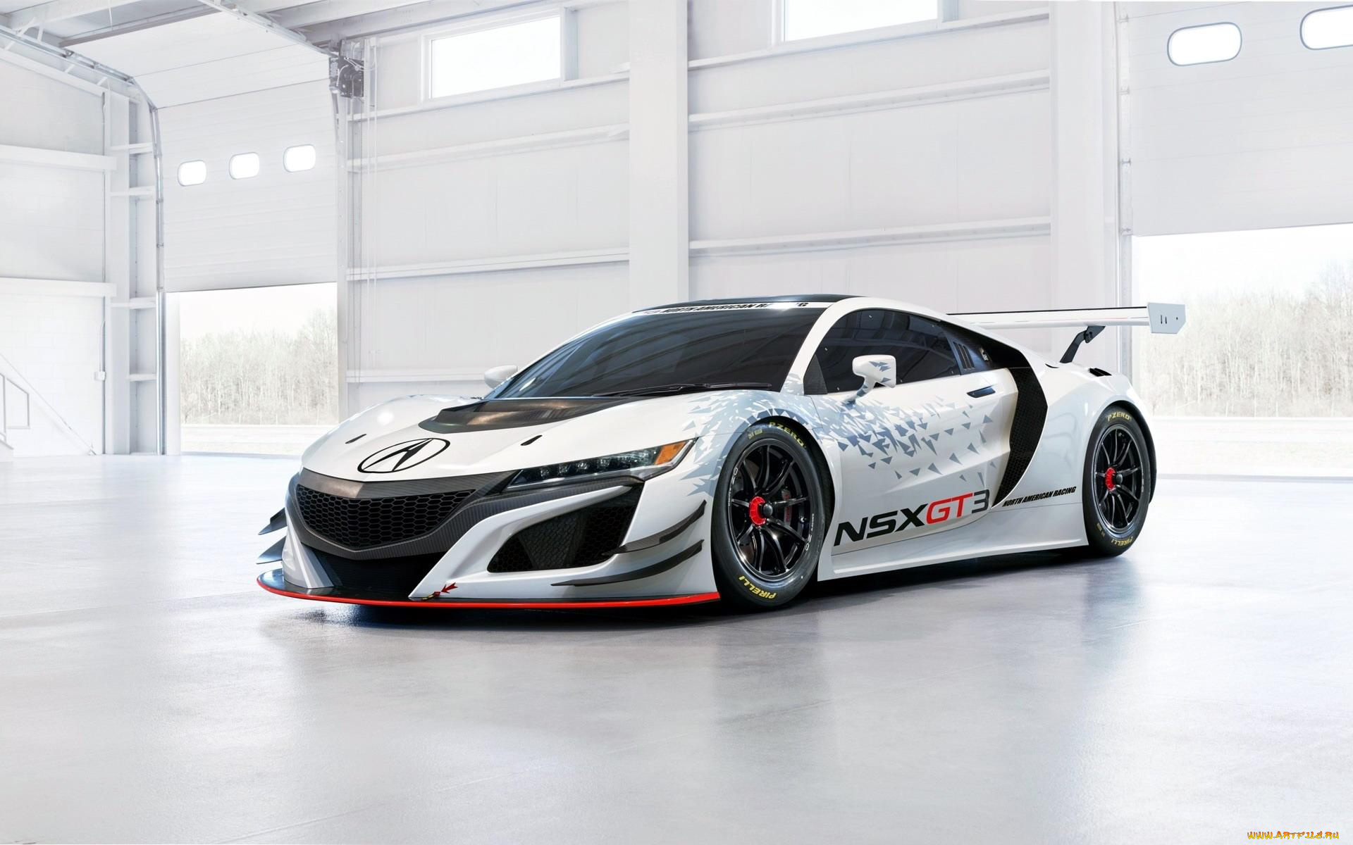 автомобили, acura, бокс, акура, белая, gt3, nsx
