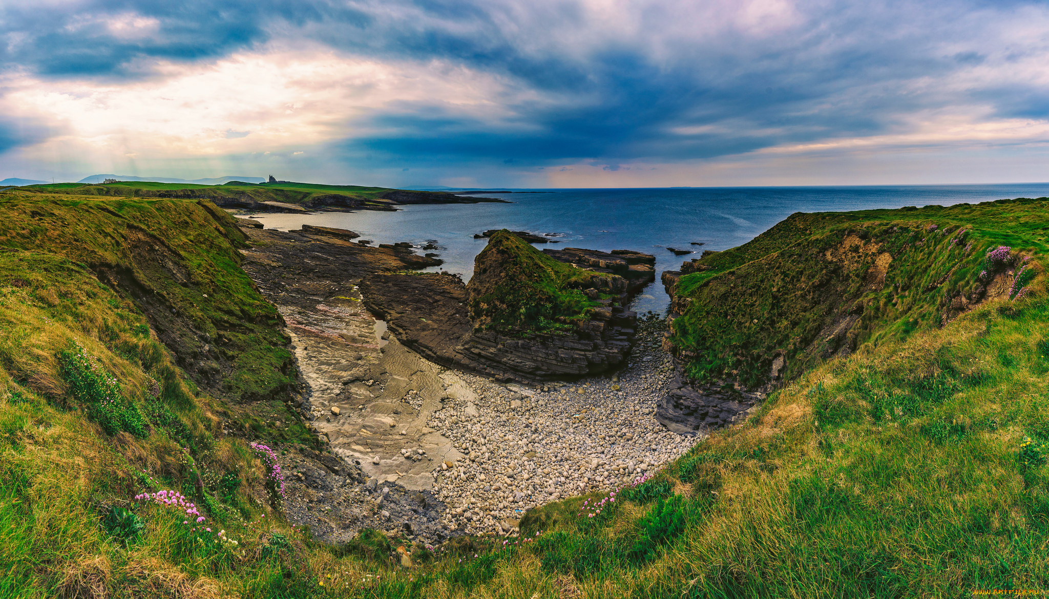 природа, побережье, берег, море