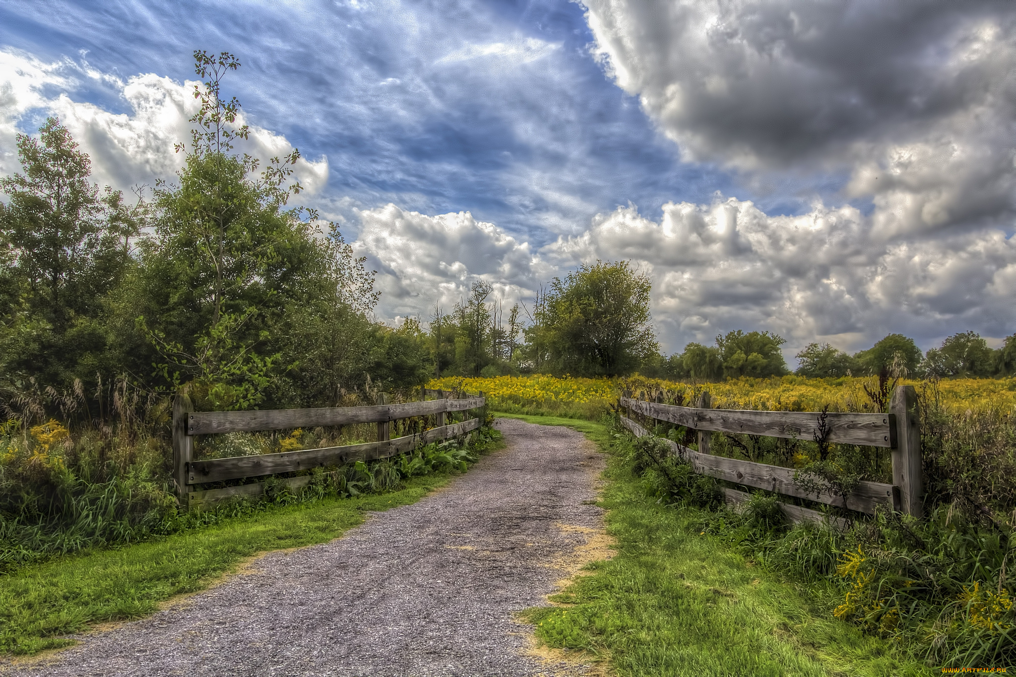 природа, дороги, тракт