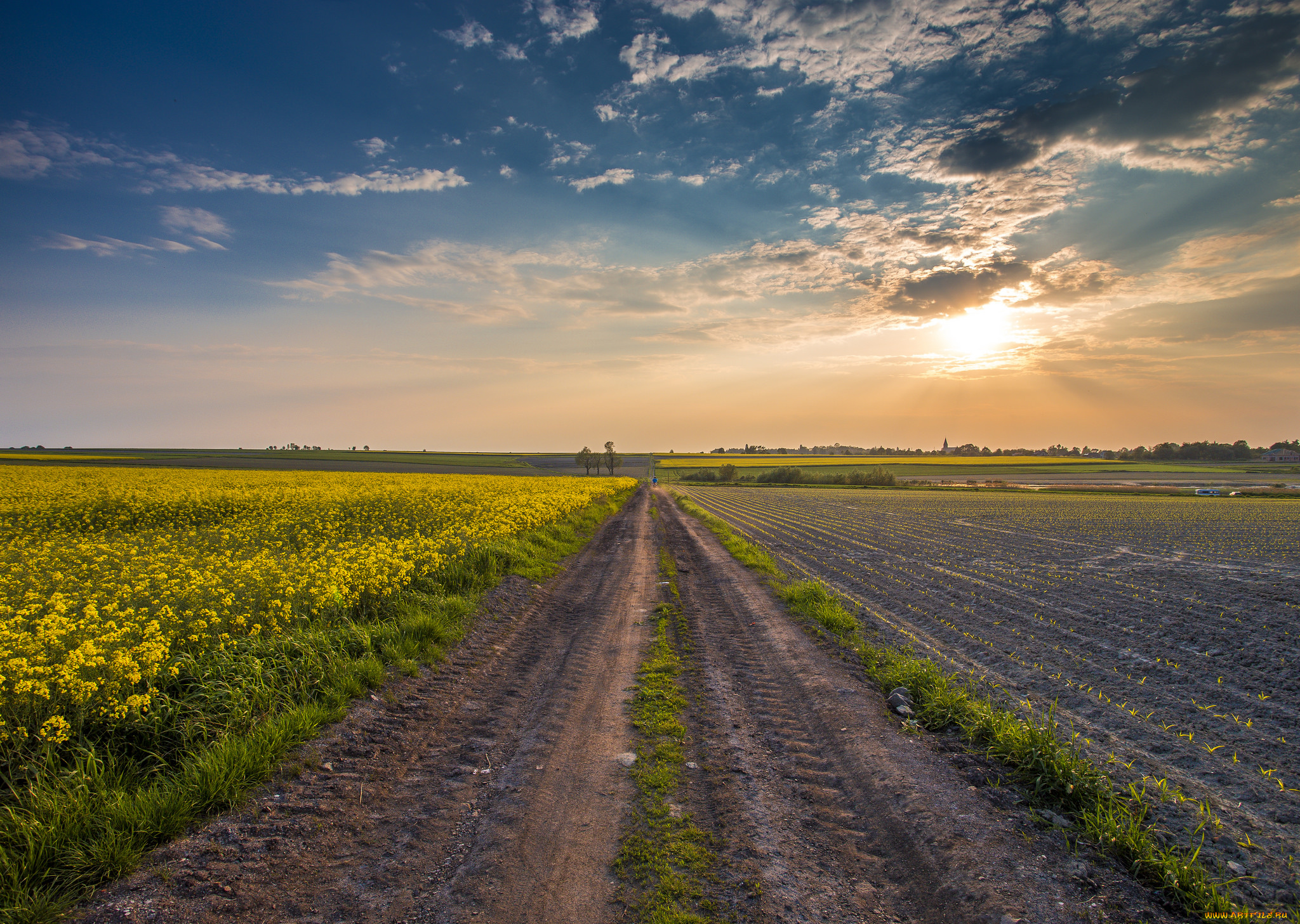 природа, дороги, тракт