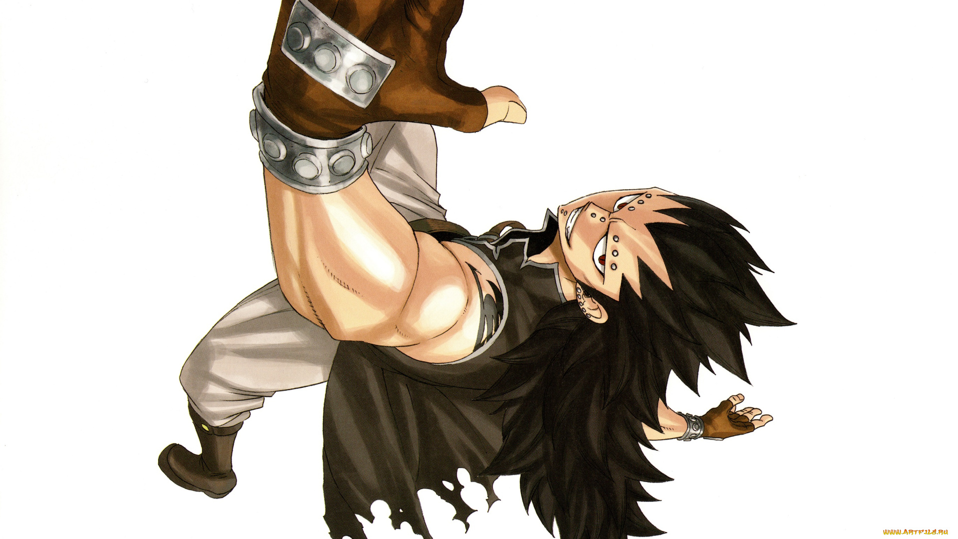 аниме, fairy, tail, gajeel