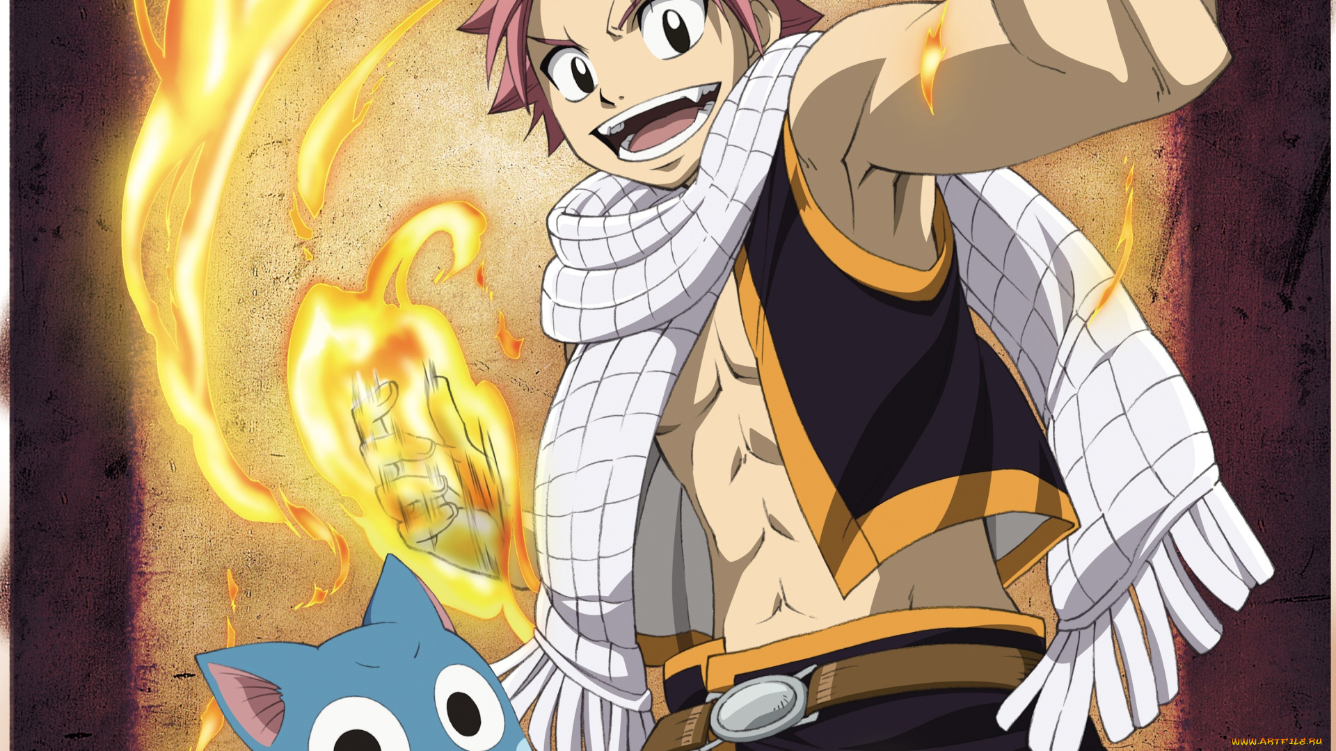 аниме, fairy, tail, хвост, феи