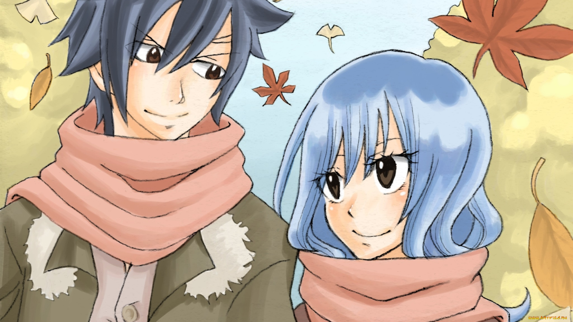 аниме, fairy, tail, хвост, феи