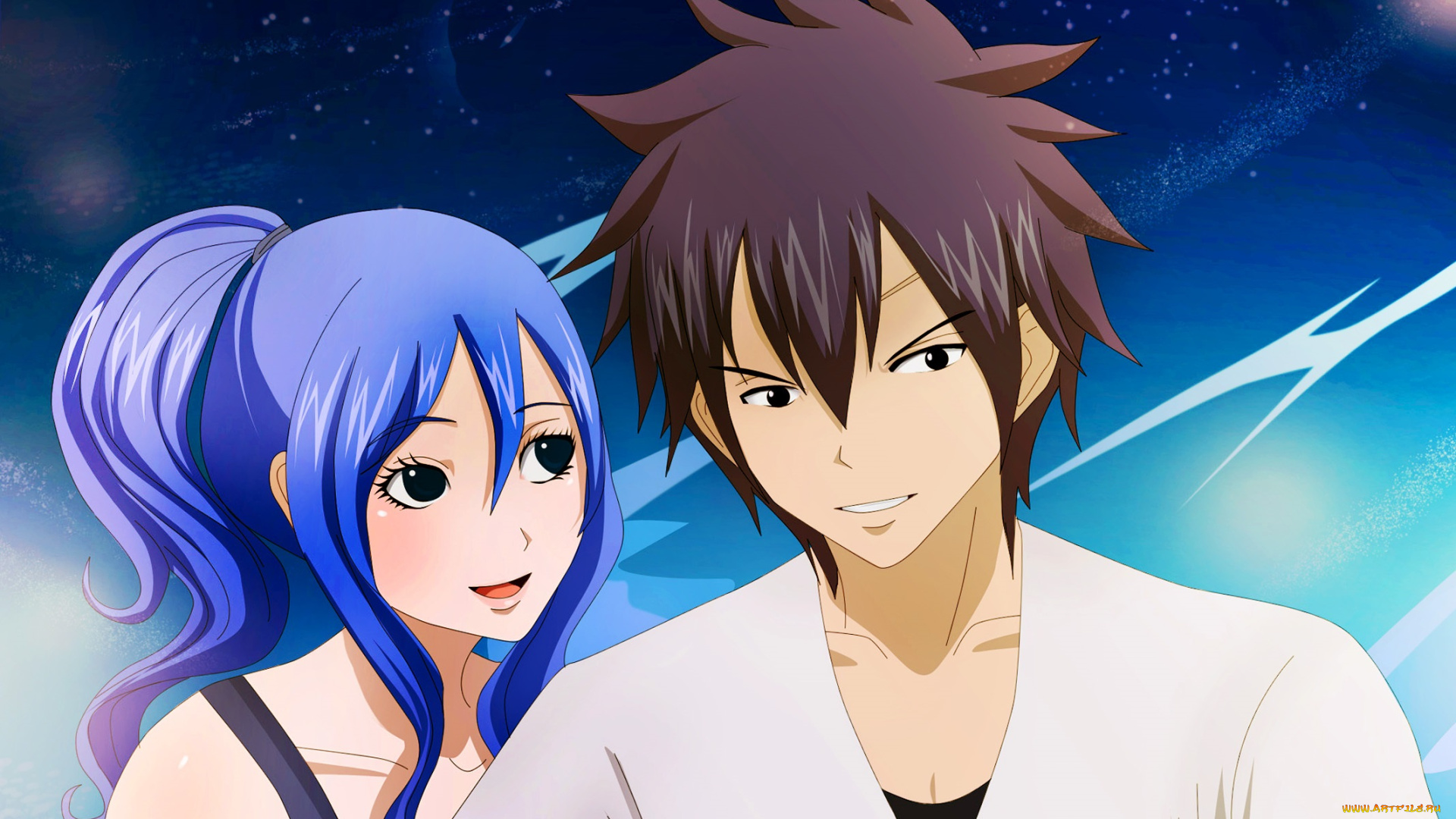 аниме, fairy, tail, хвост, феи