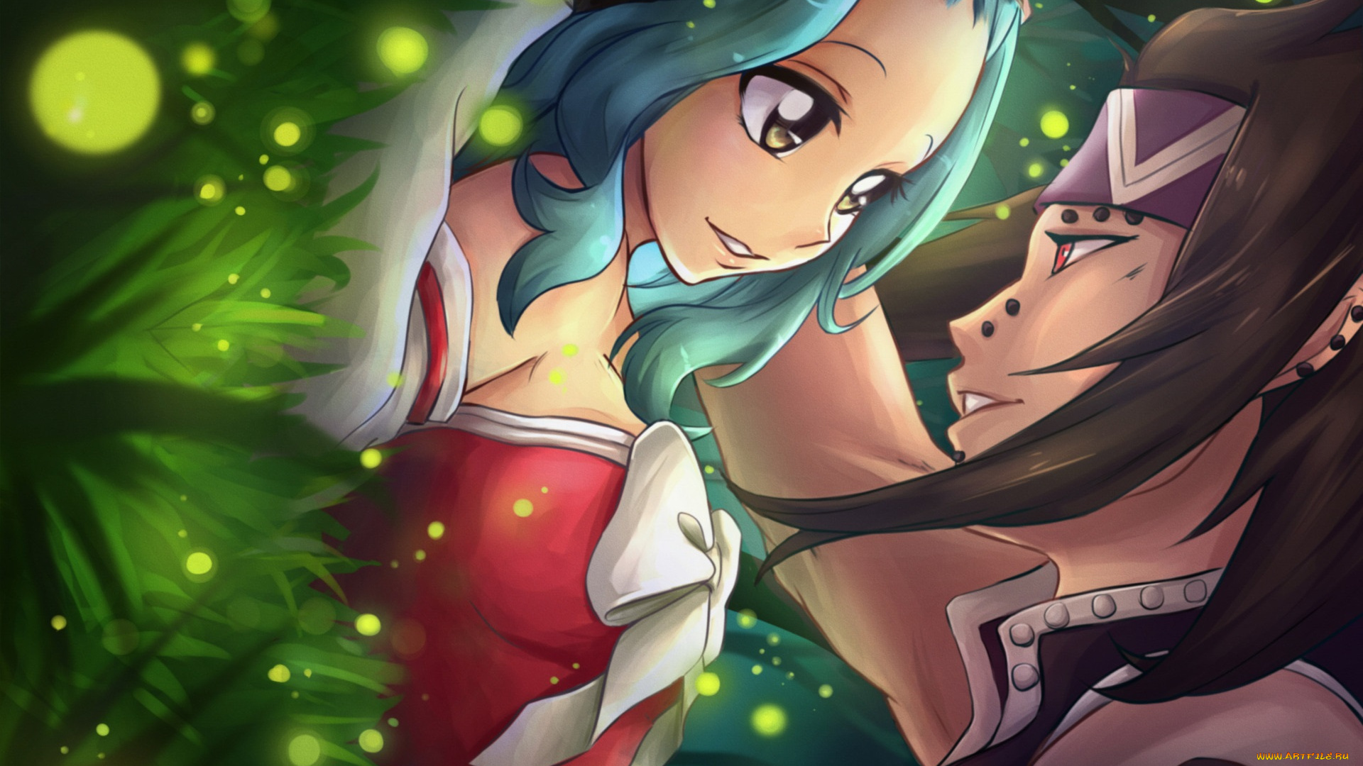 аниме, fairy, tail, хвост, феи