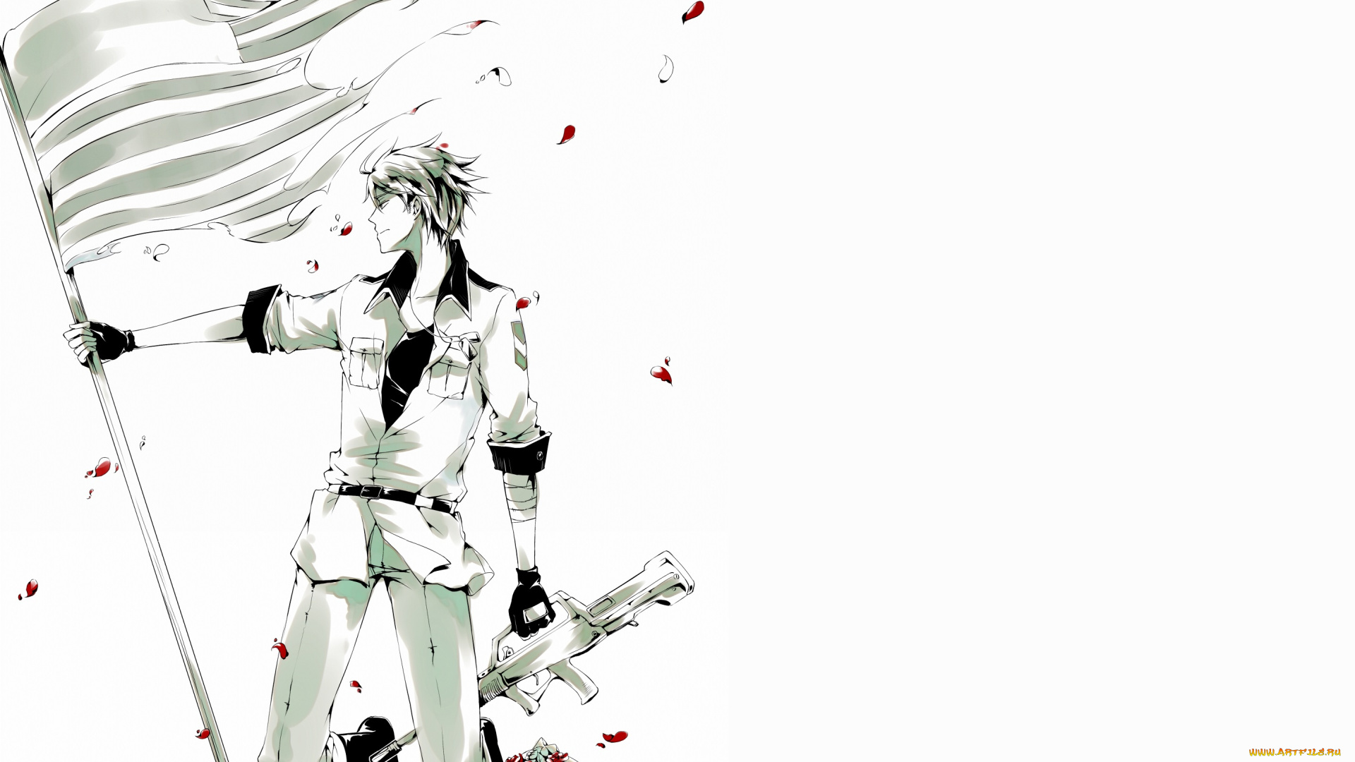 аниме, happy, tree, friends, flippy