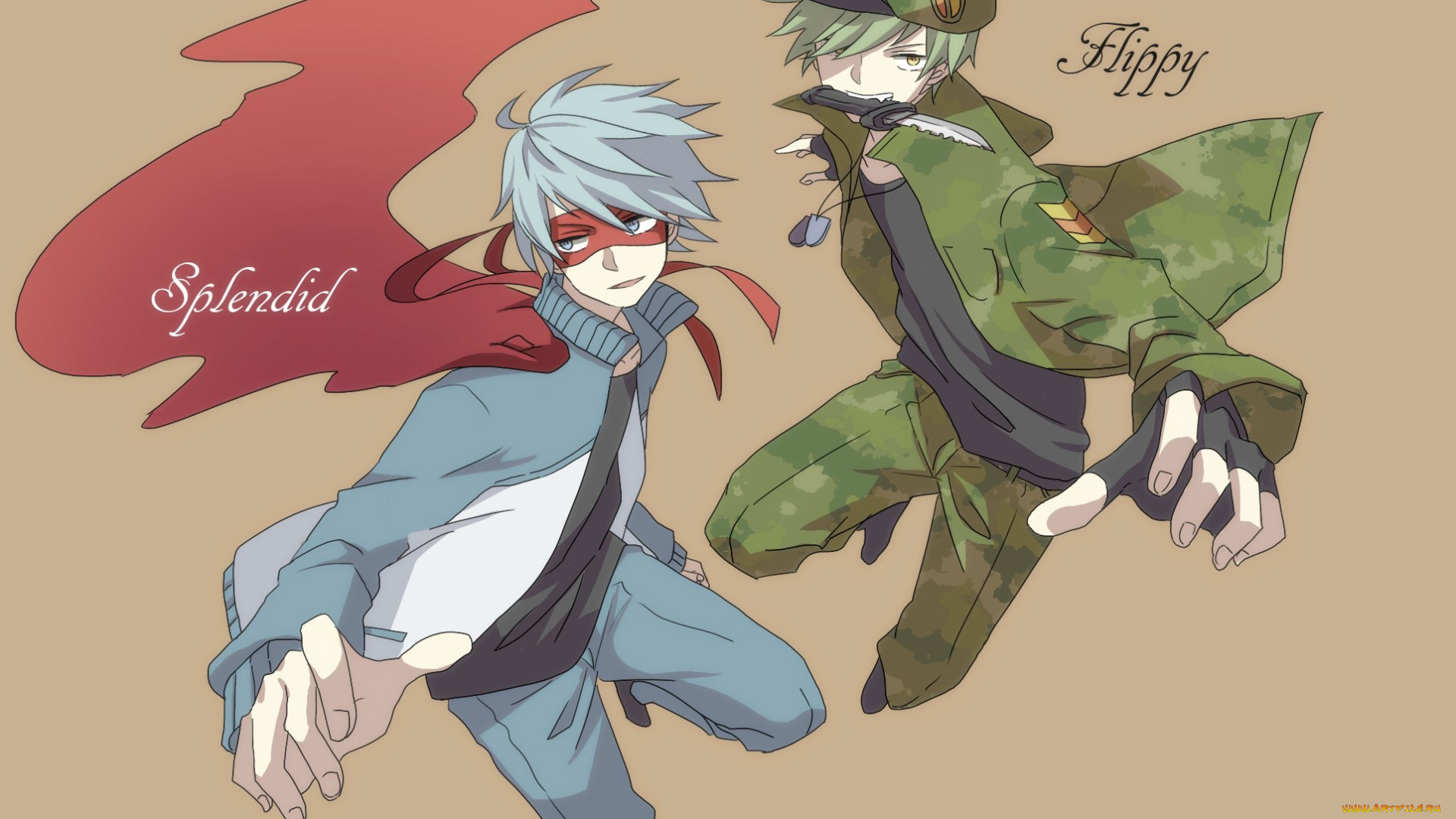 аниме, happy, tree, friends, счастливые, лесные, друзья