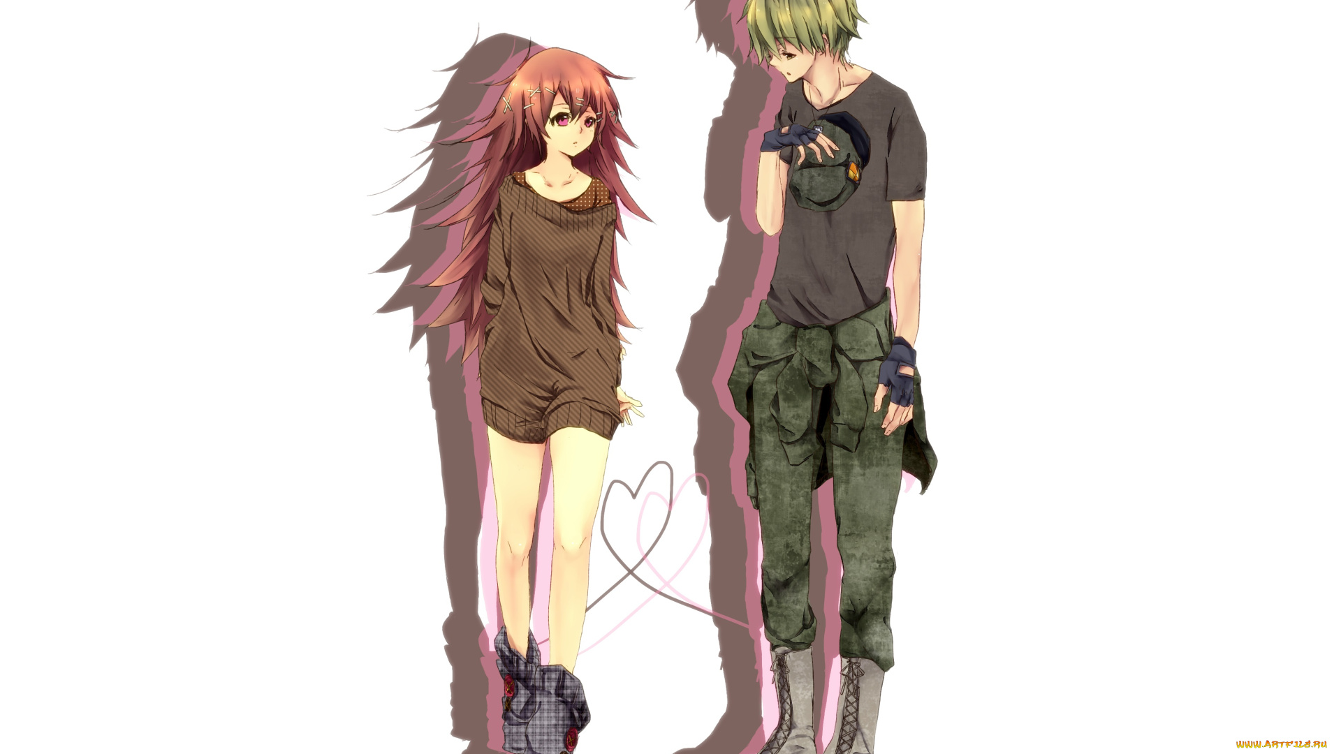 аниме, happy, tree, friends, счастливые, лесные, друзья