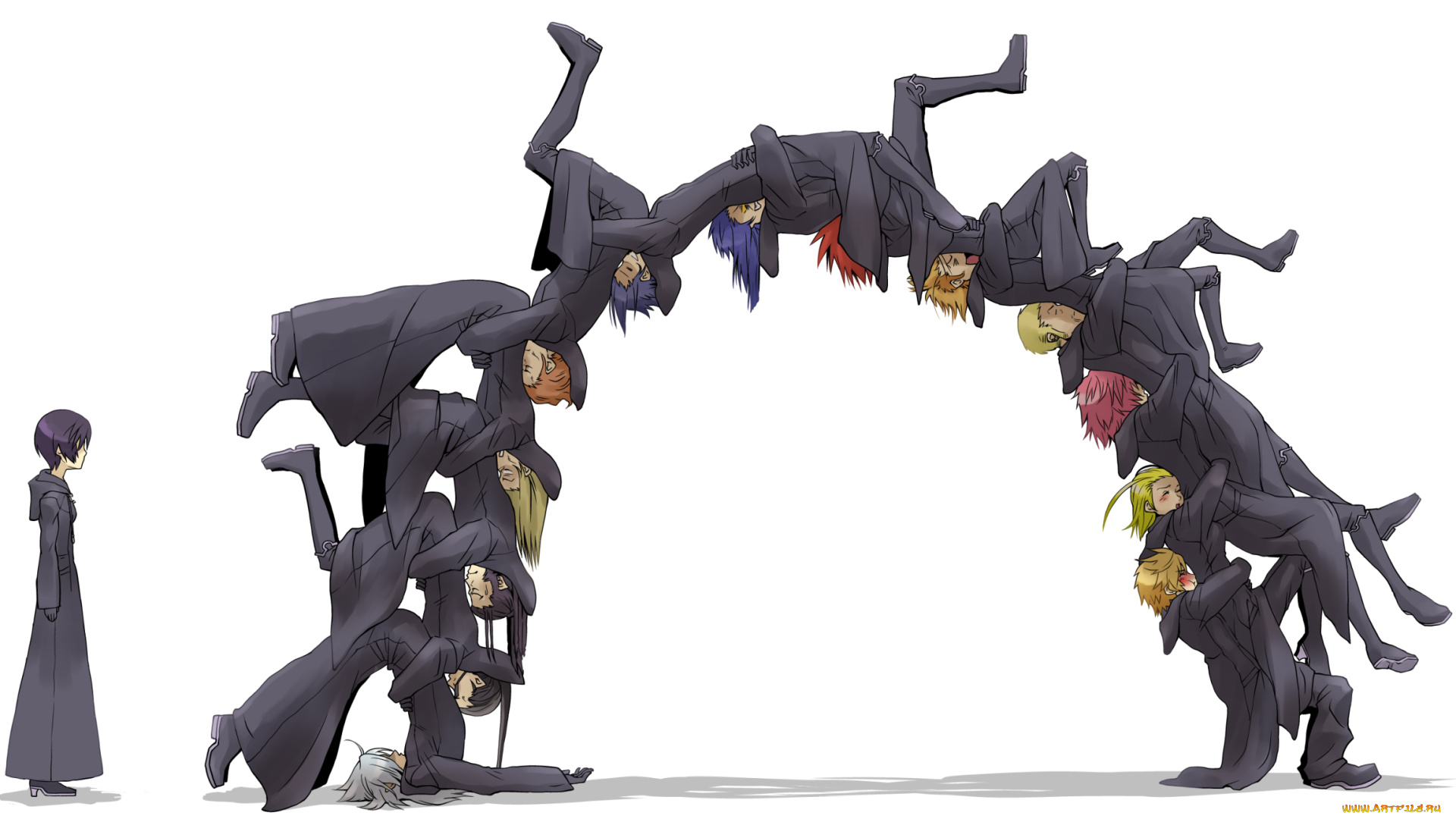 аниме, kingdom, hearts, kingdom, hearts