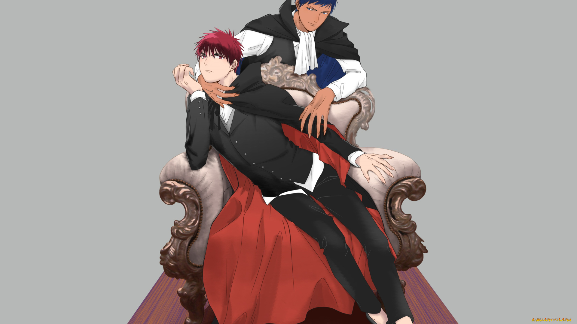 аниме, kuroko, no, baske, баскетбол