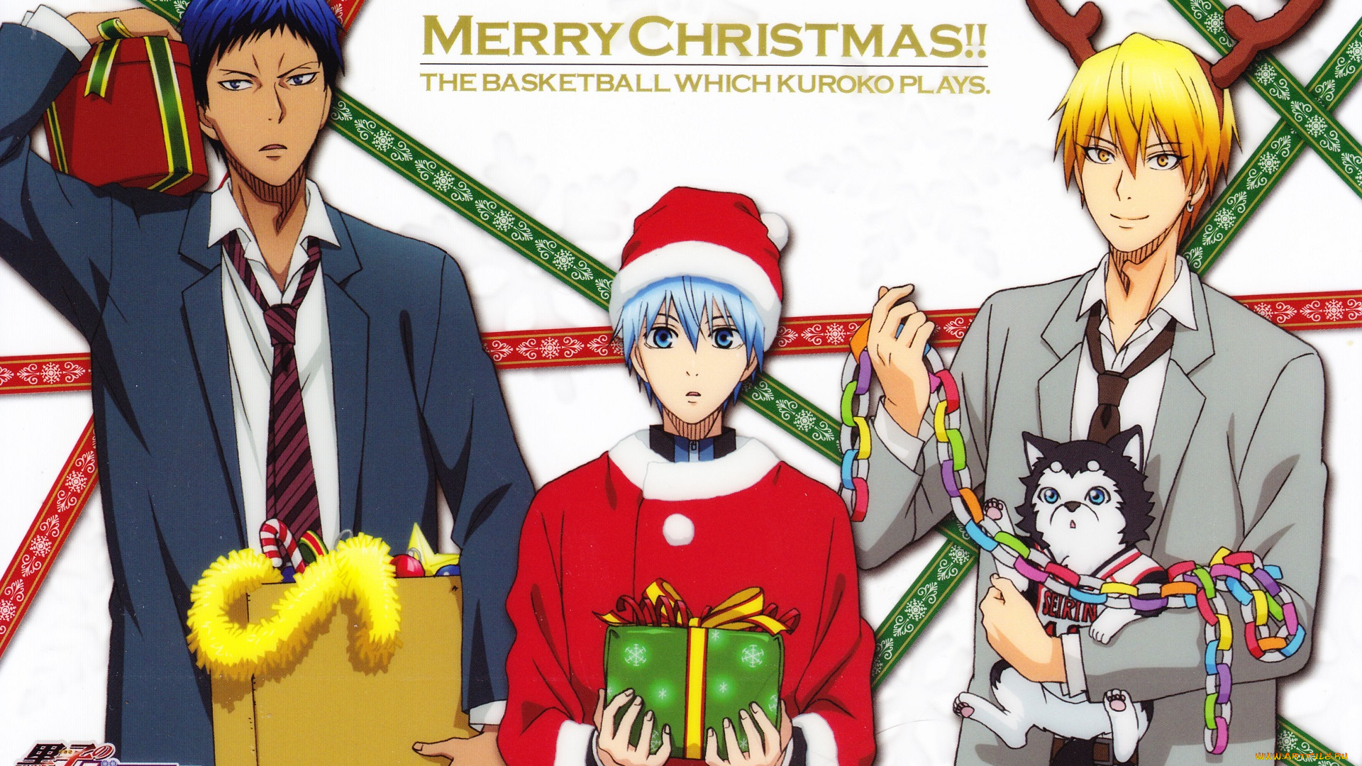 аниме, kuroko, no, baske, баскетбол