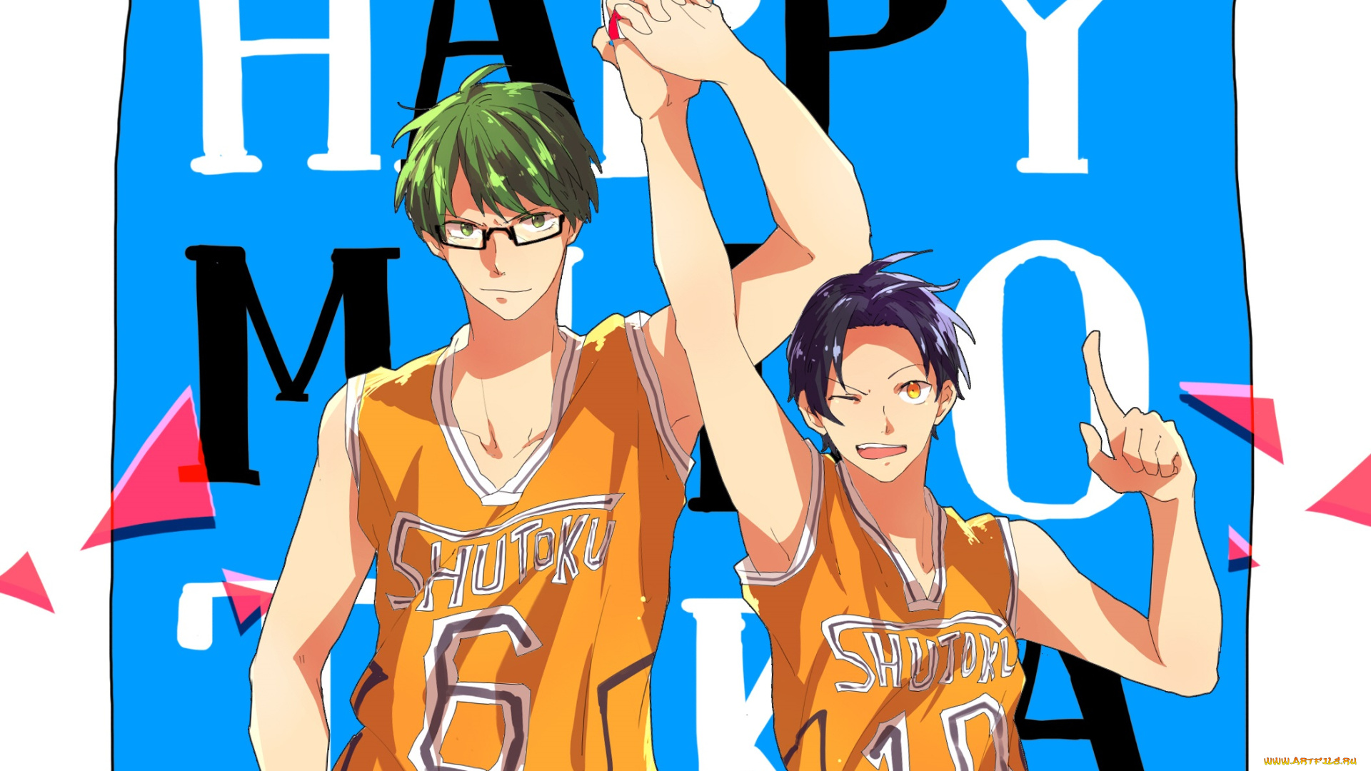 аниме, kuroko, no, baske, баскетбол