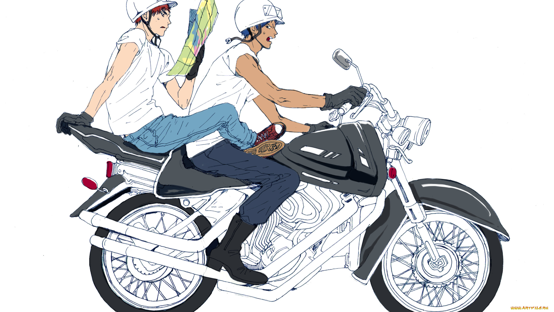 аниме, kuroko, no, baske, баскетбол, парни