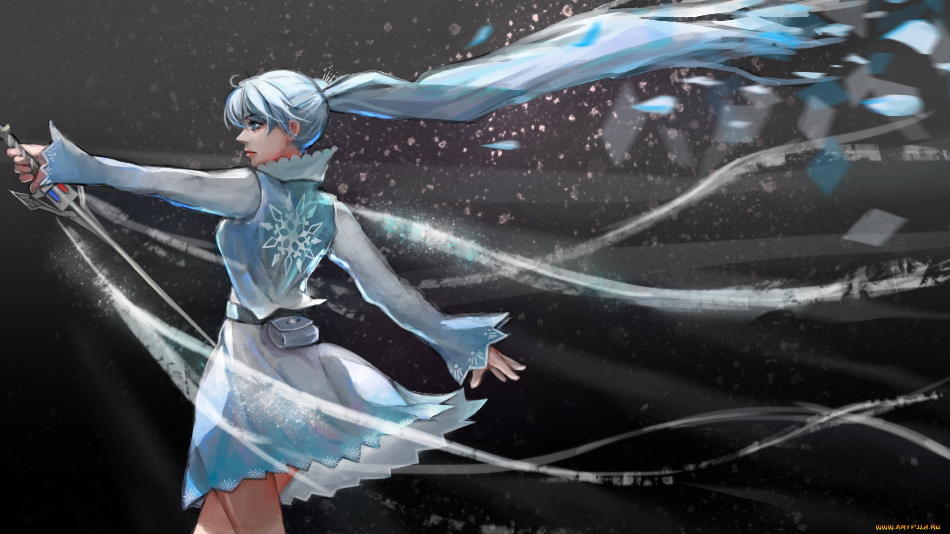 аниме, rwby, девушка