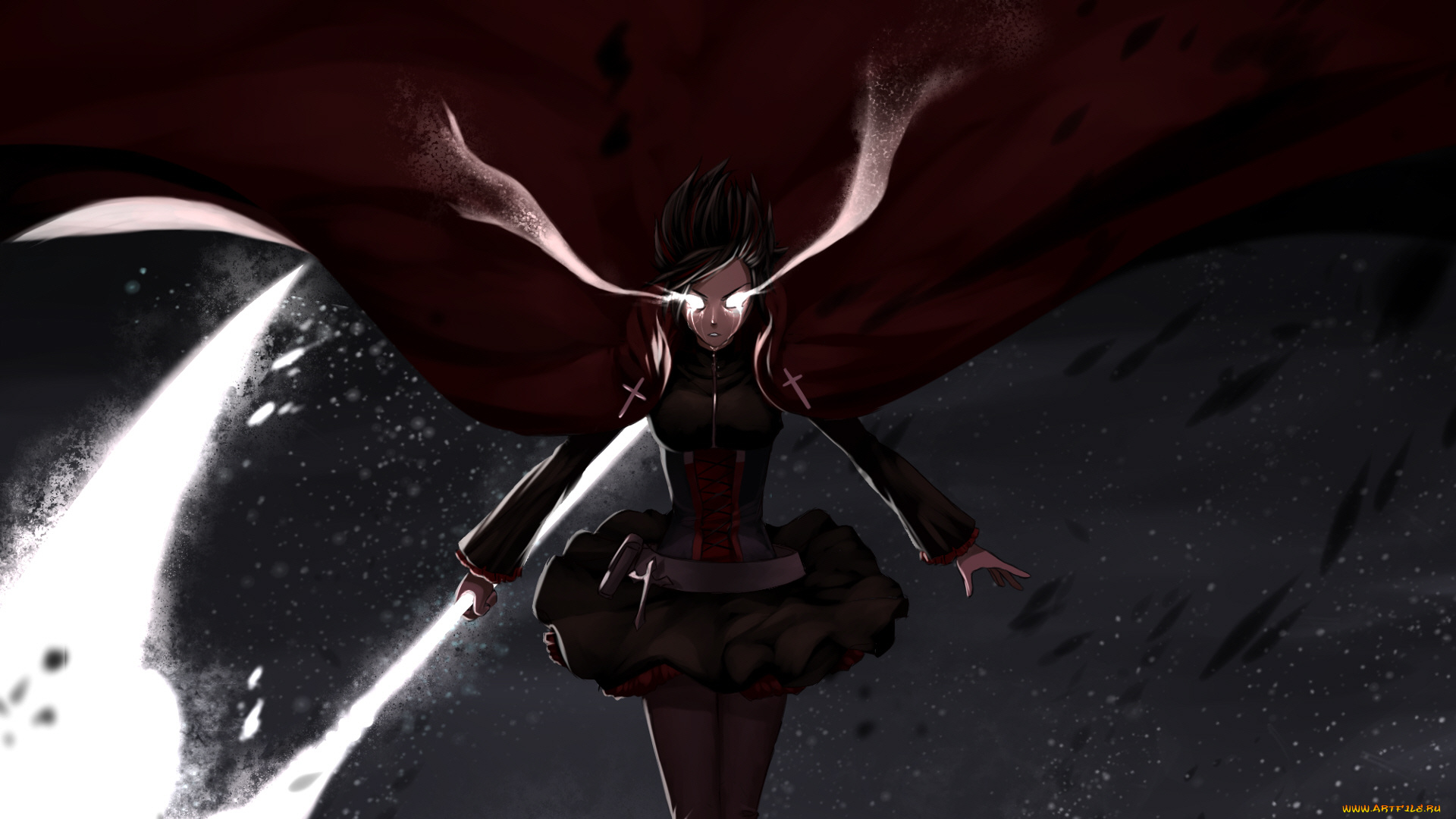 аниме, rwby, девушка