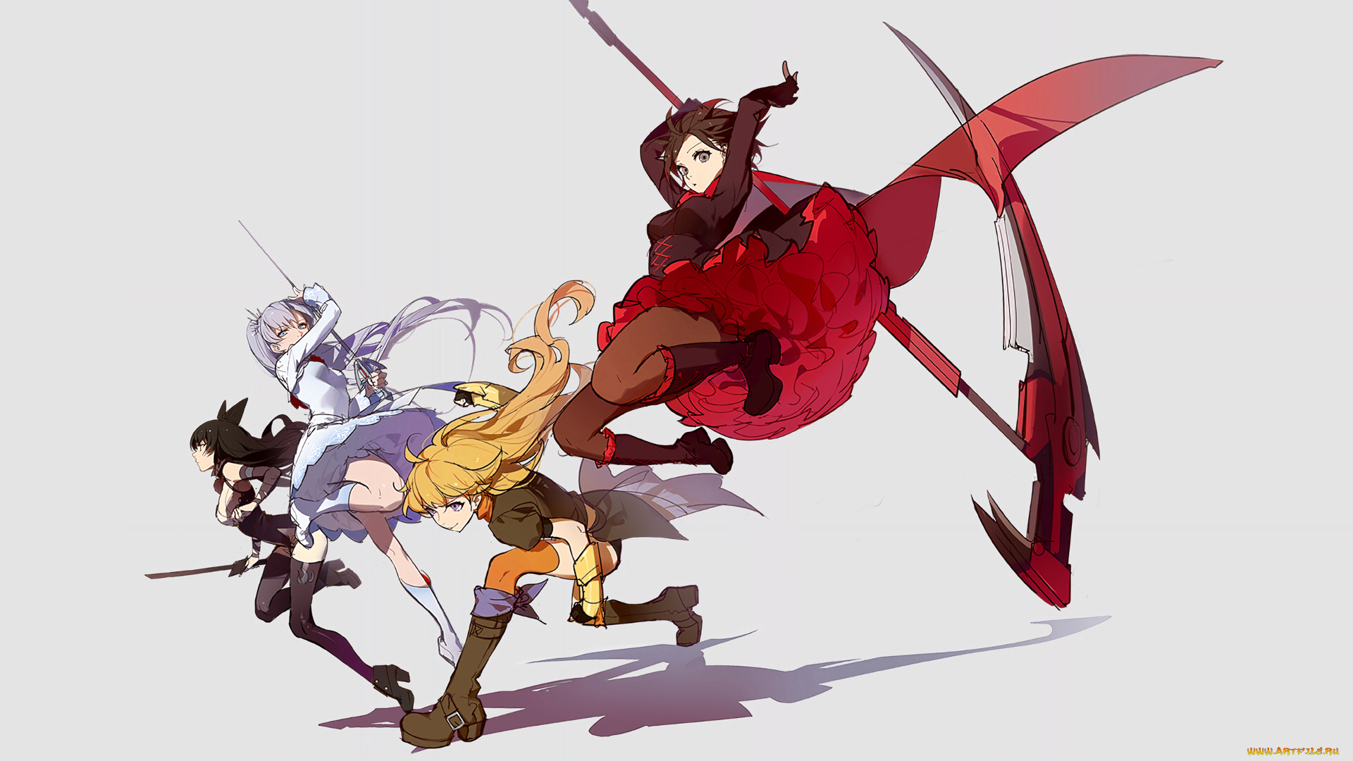 аниме, rwby, девушки