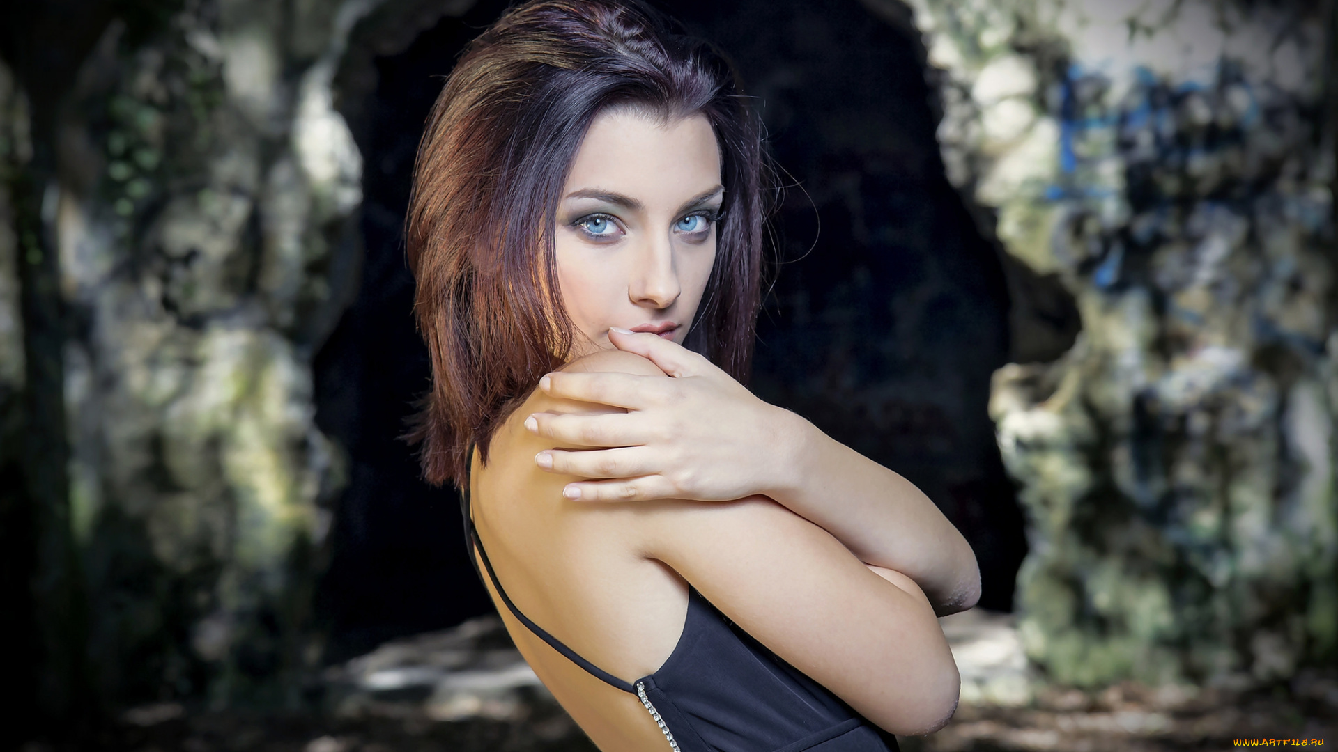 девушки, -unsort, , брюнетки, темноволосые, лицо, взгляд