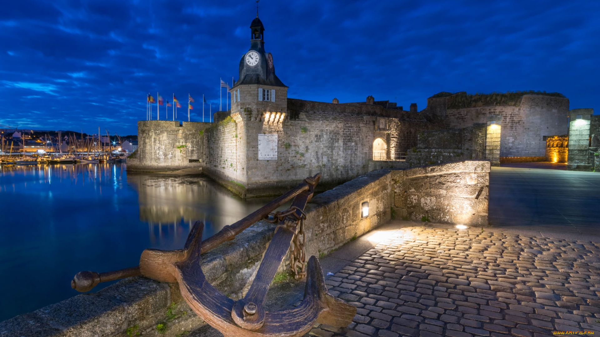 konk, kerne, города, замки, франции, замок