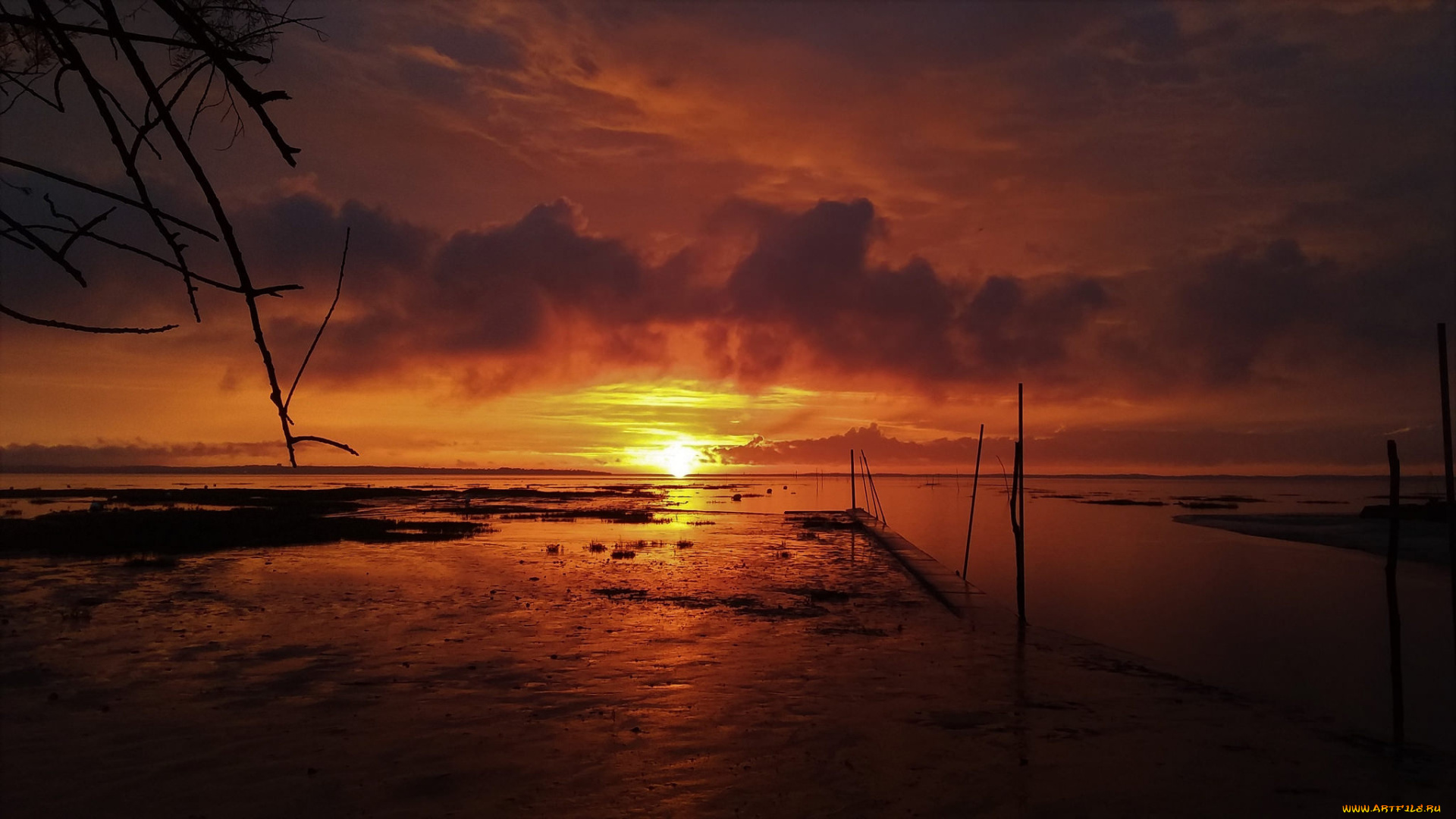 природа, восходы, закаты, простор