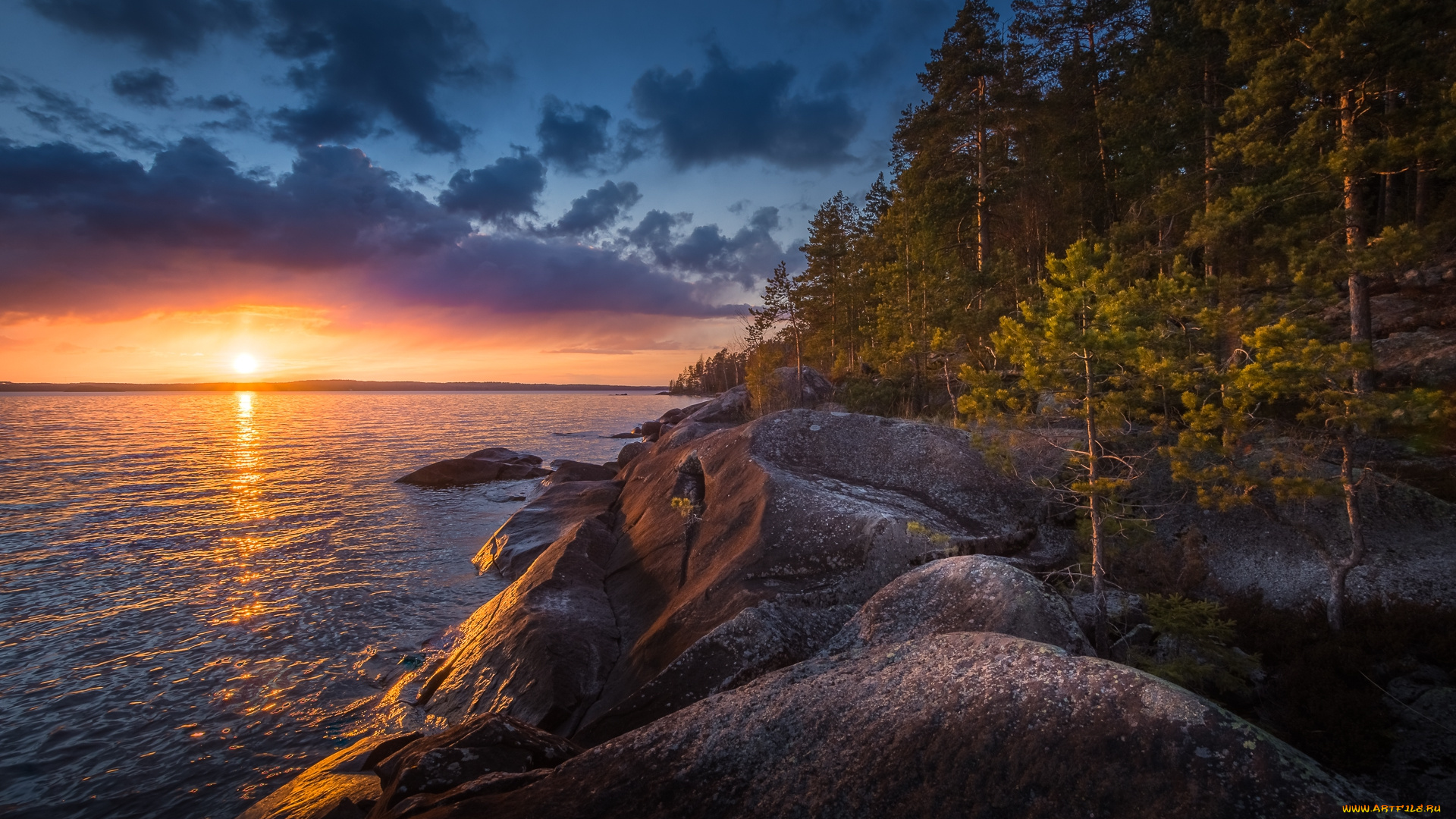 природа, восходы, закаты, простор