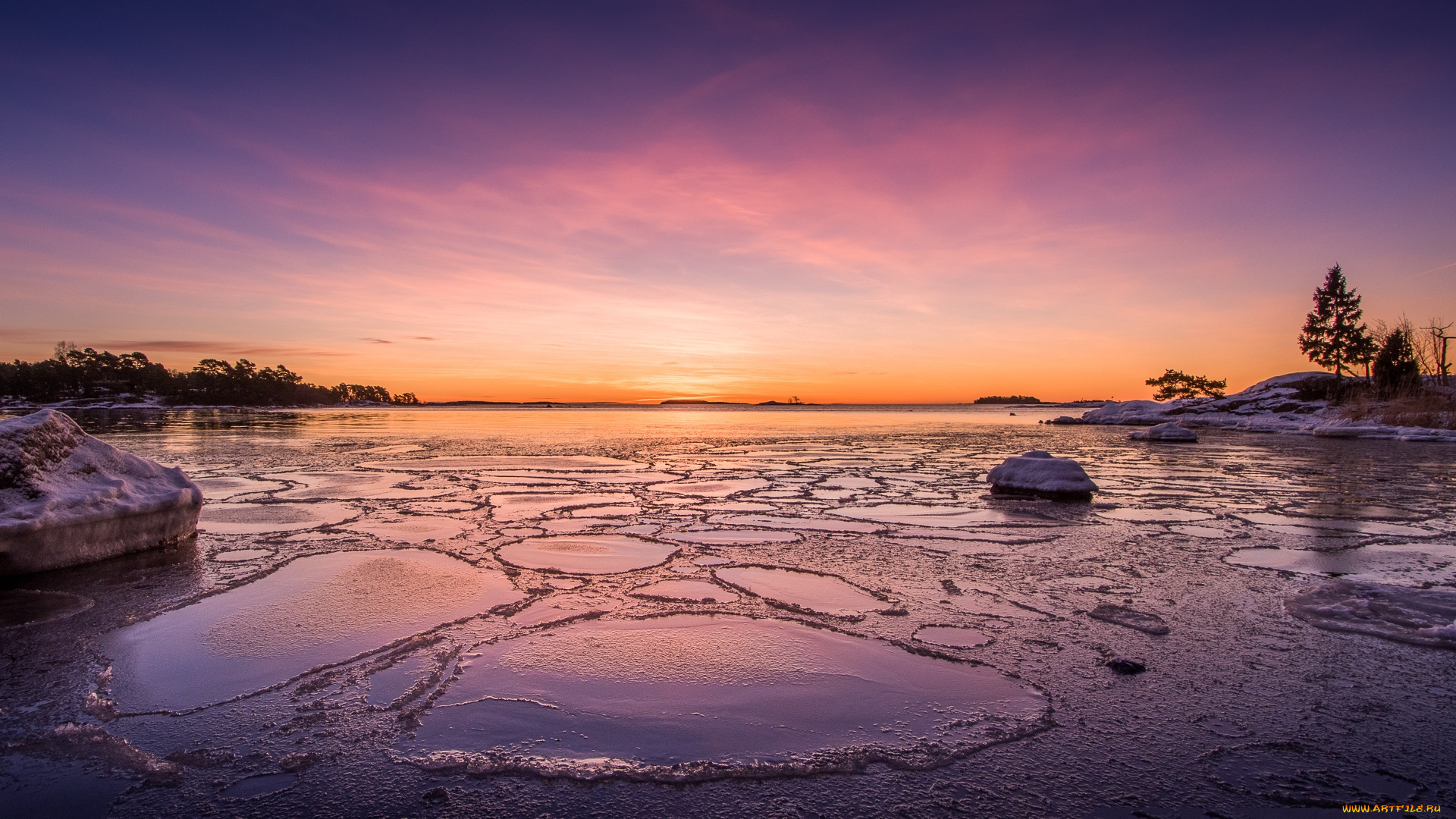 природа, восходы, закаты, простор
