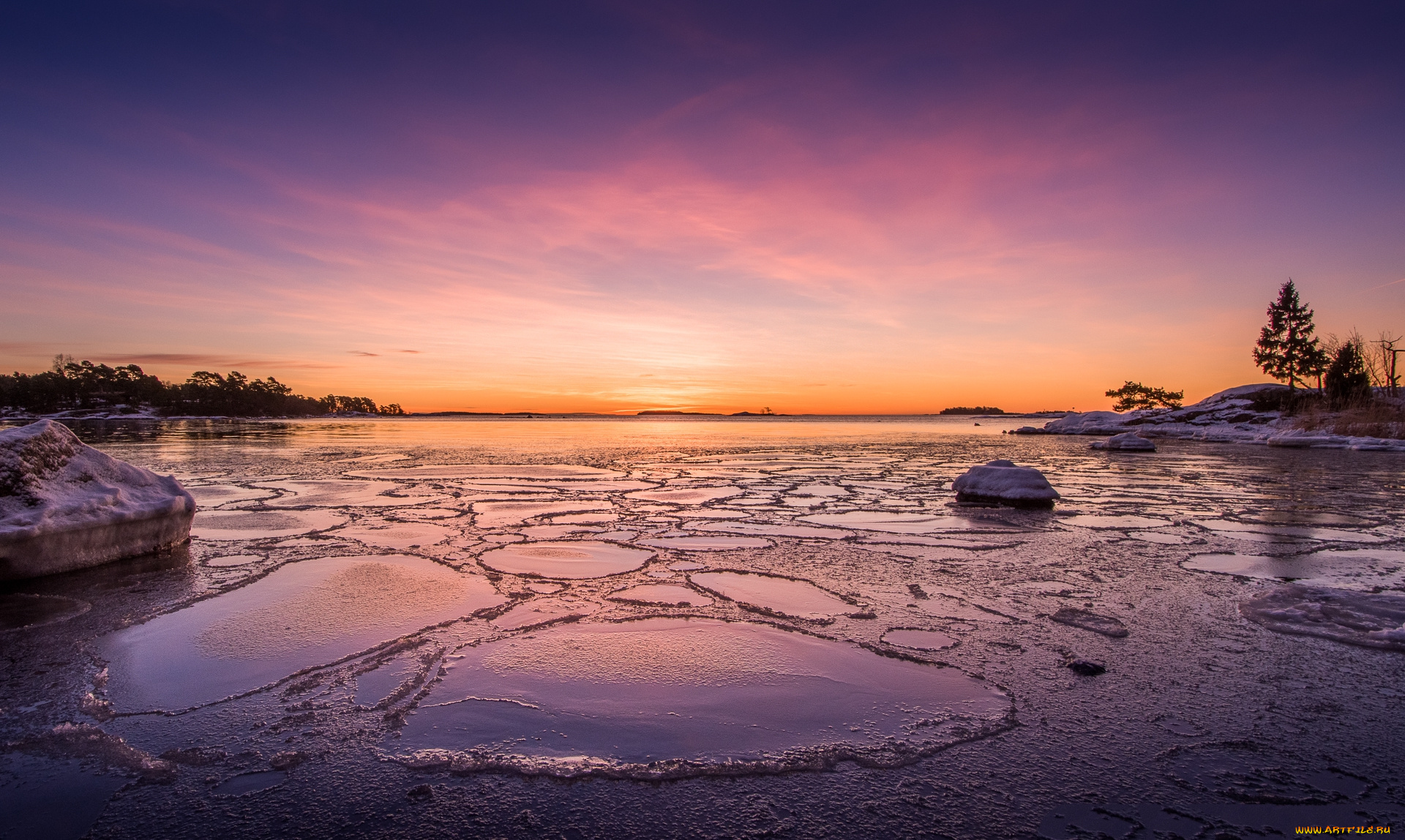 природа, восходы, закаты, простор