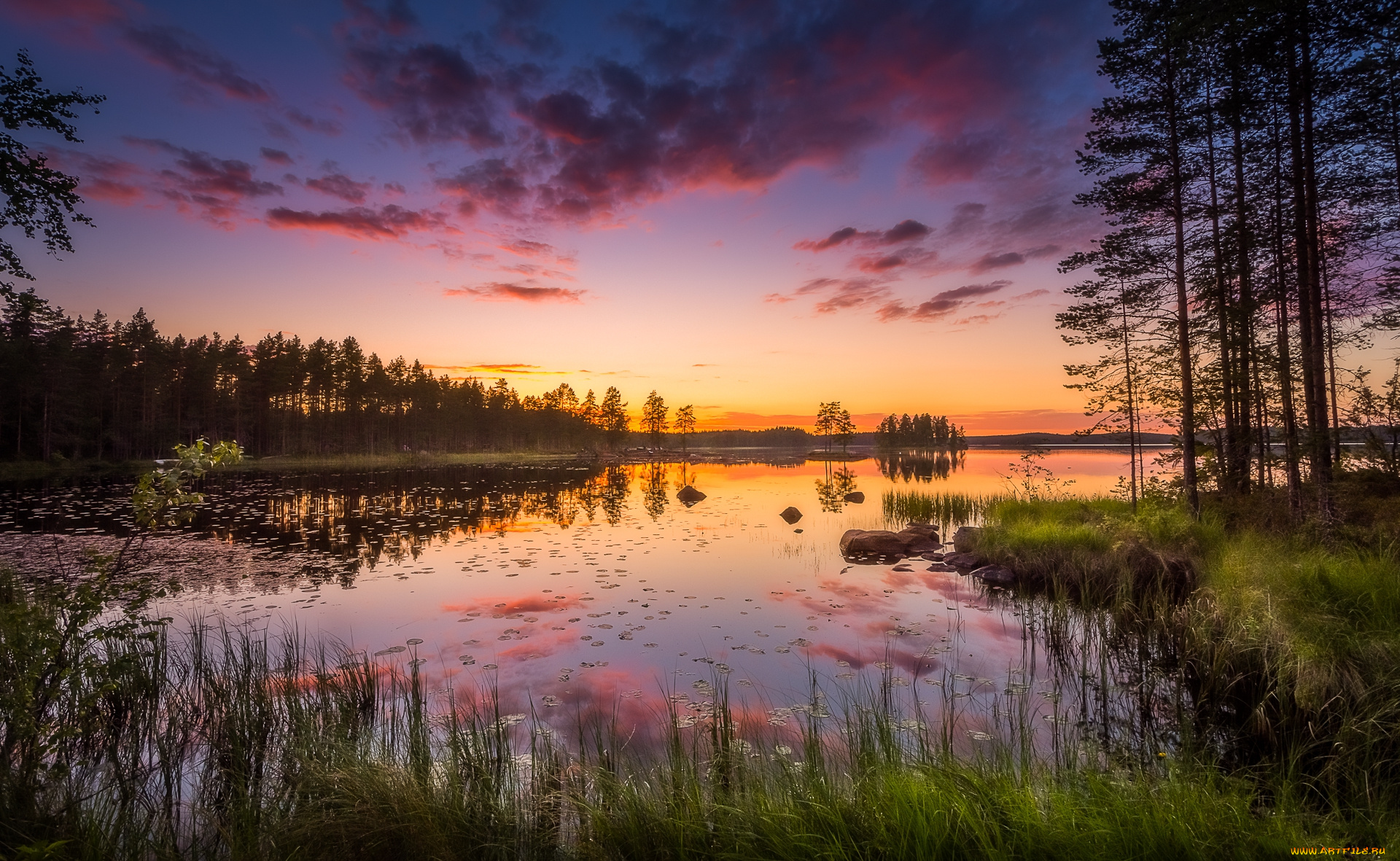 природа, восходы, закаты, простор