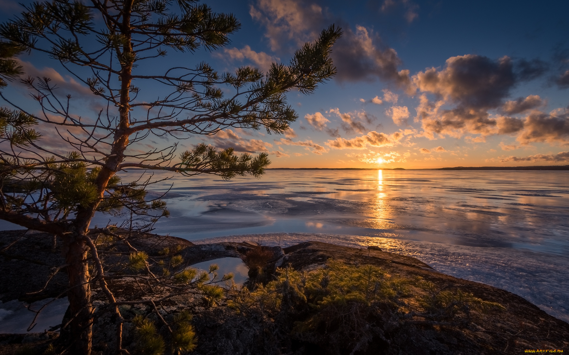 природа, восходы, закаты, простор