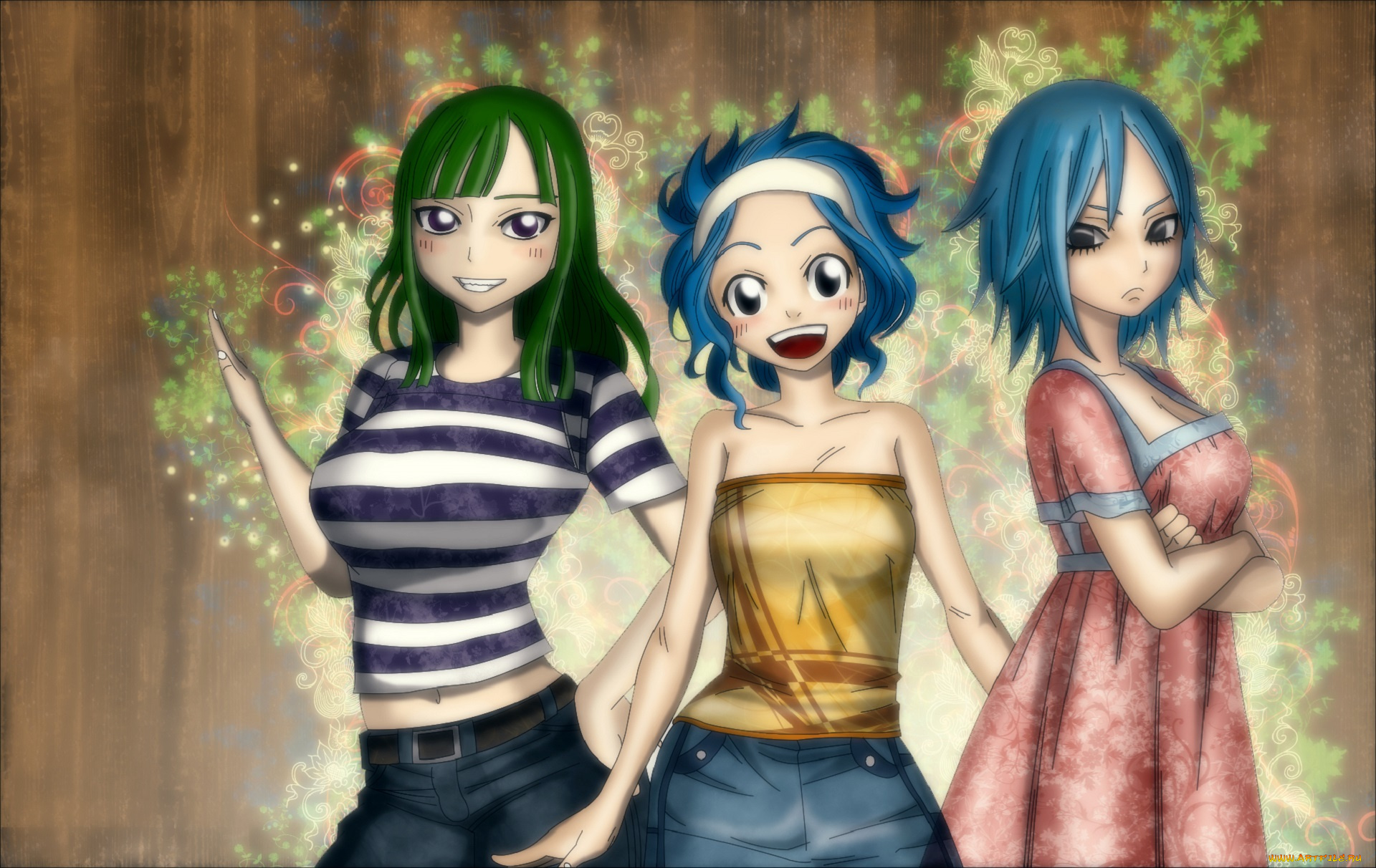 аниме, fairy, tail, хвост, феи