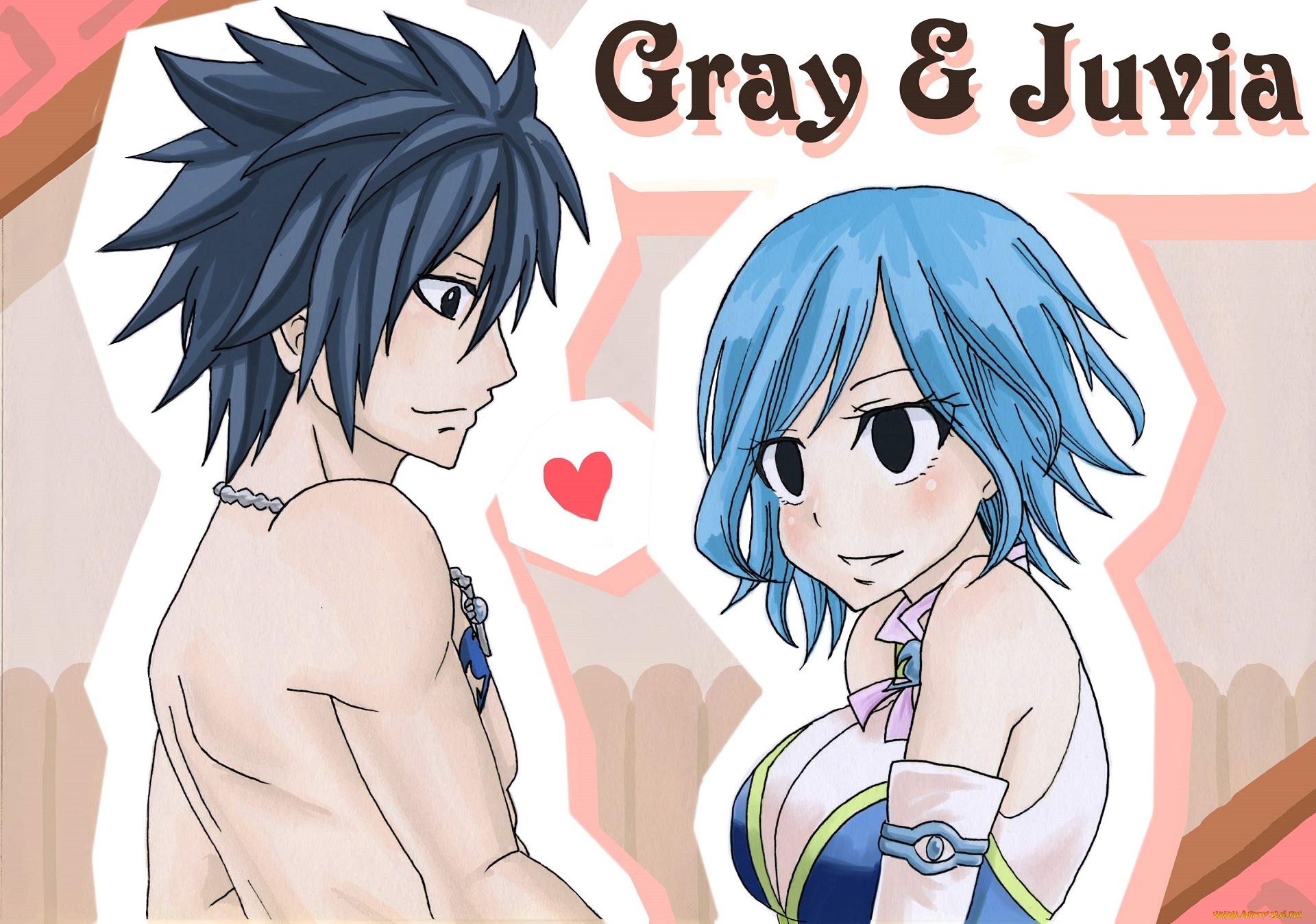 аниме, fairy, tail, хвост, феи