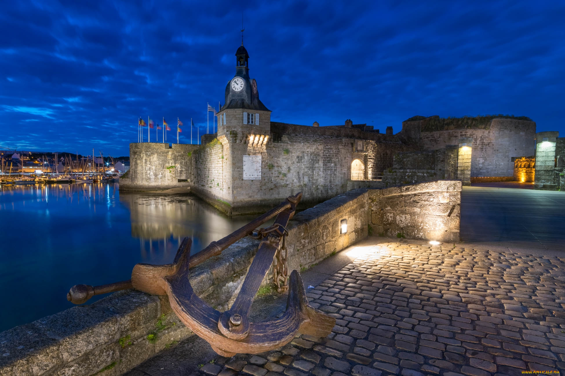 konk, kerne, города, замки, франции, замок