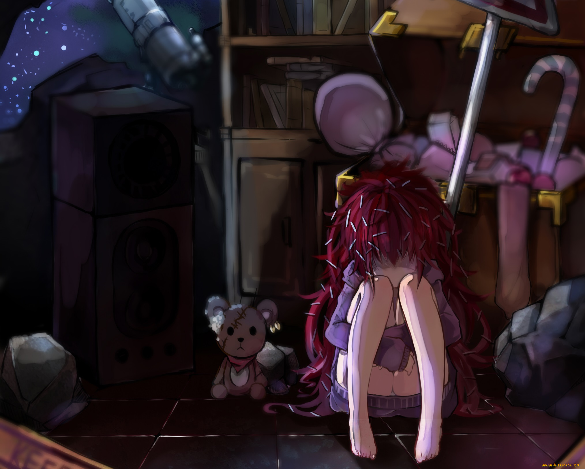 аниме, homestuck, flaky