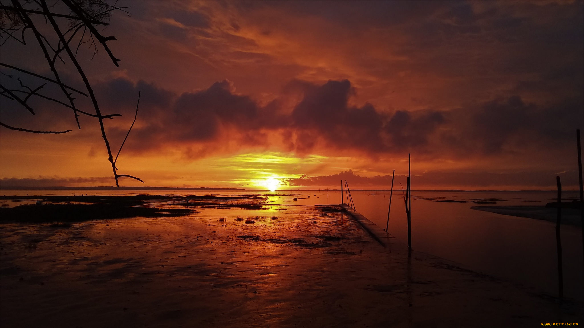 природа, восходы, закаты, простор