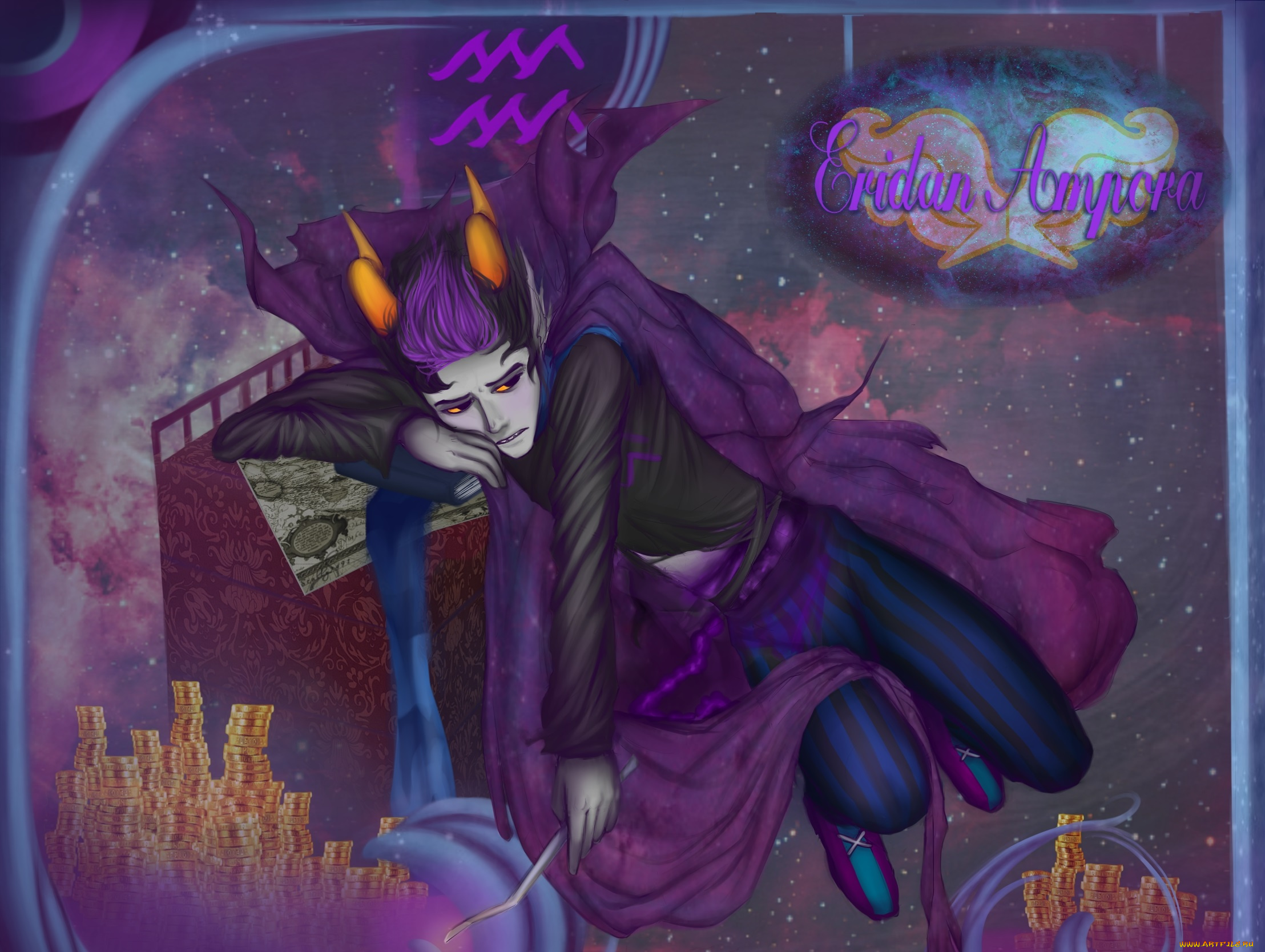 аниме, homestuck, eridan, ampora