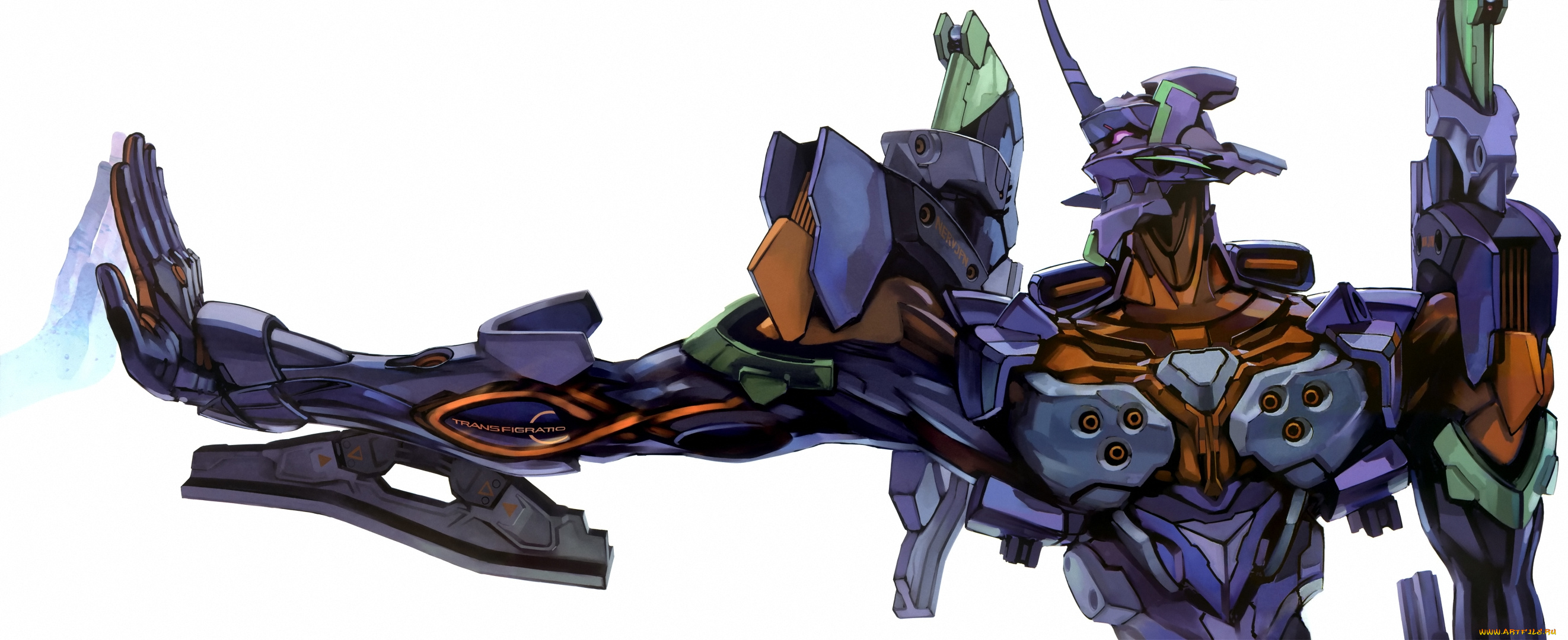 аниме, evangelion, робот, меха, eva